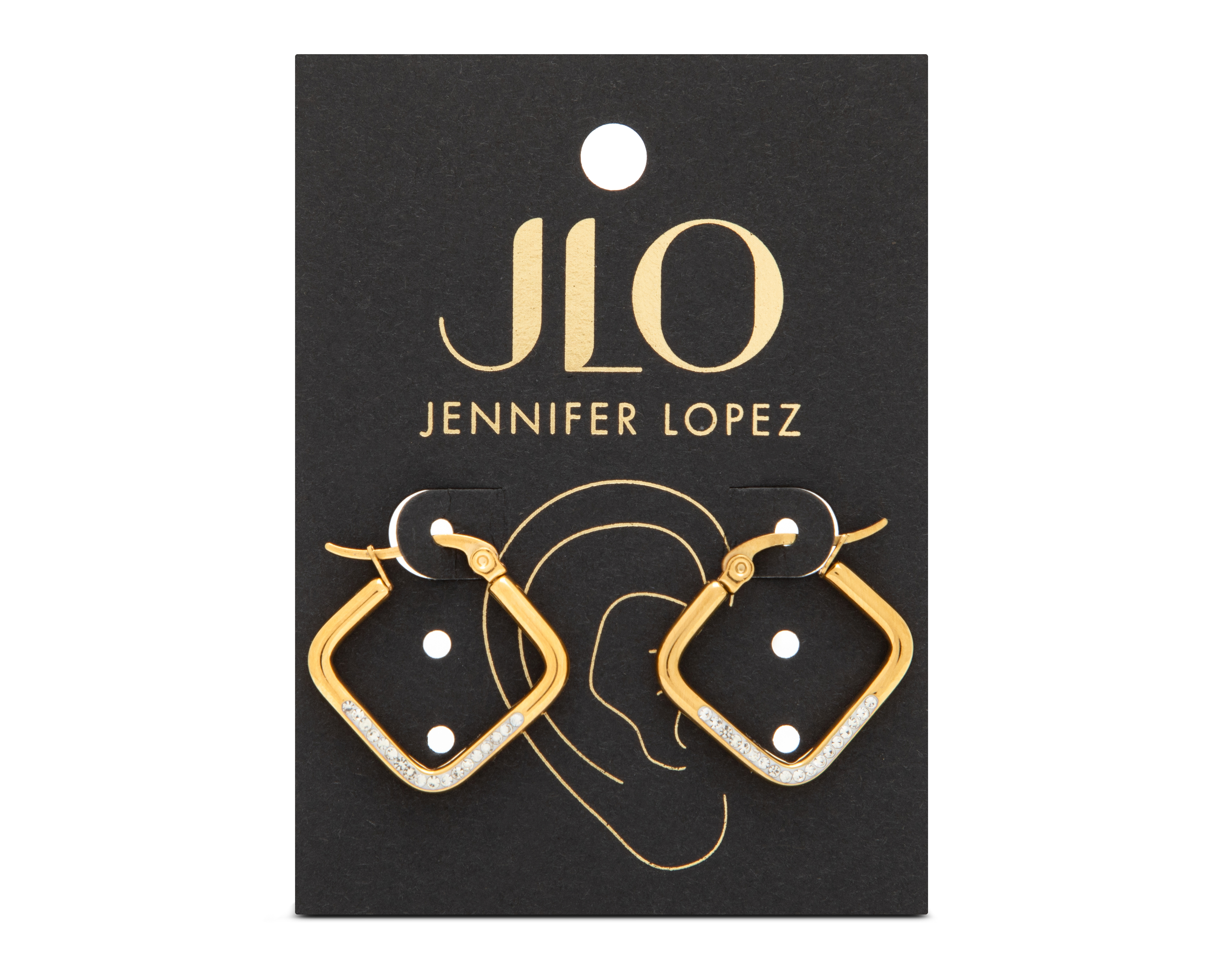 Aretes de Acero Inoxidable Jennifer Lopez