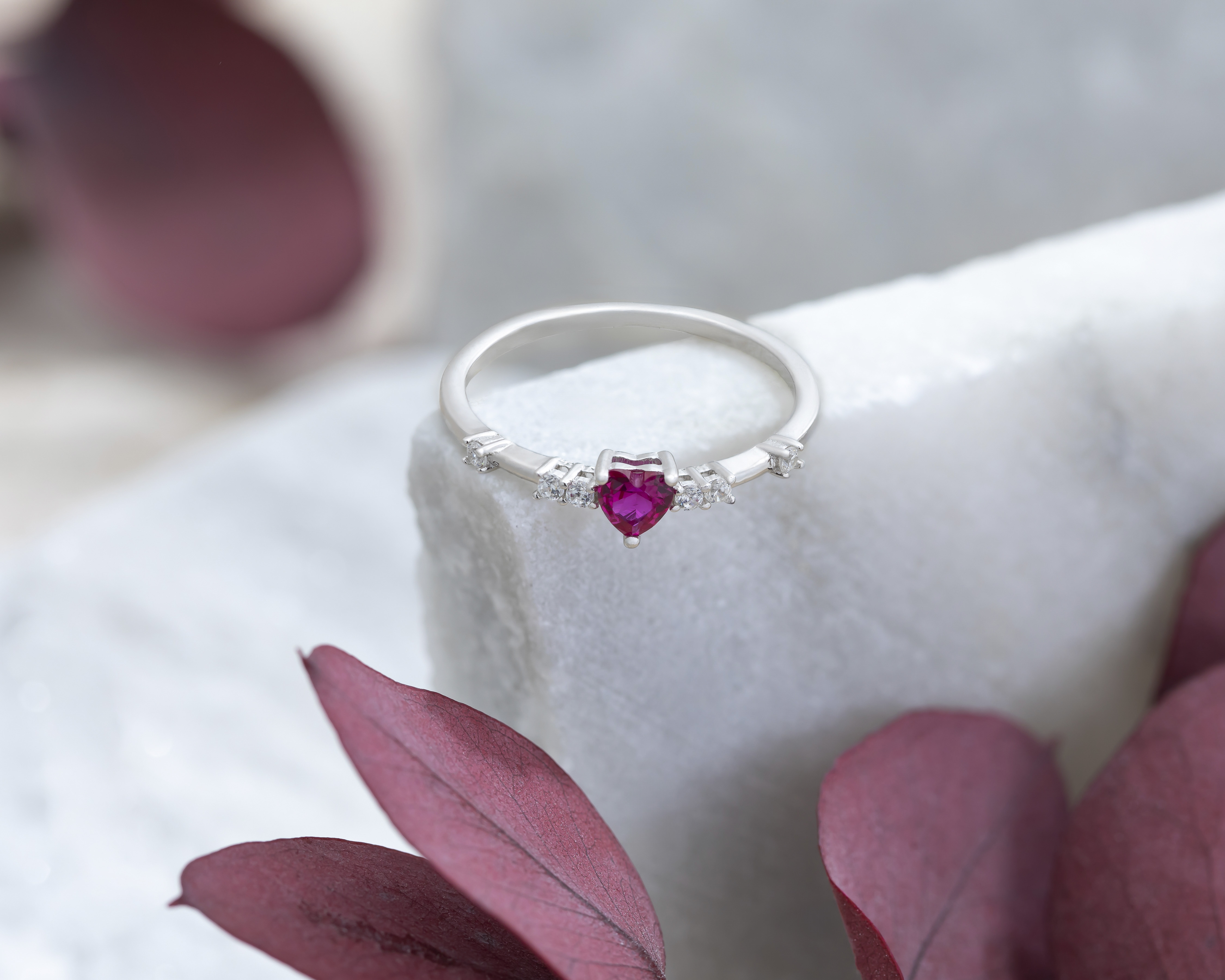 Foto 5 | Foto 5 | Anillo Corazón de Plata Sahara Talla 7