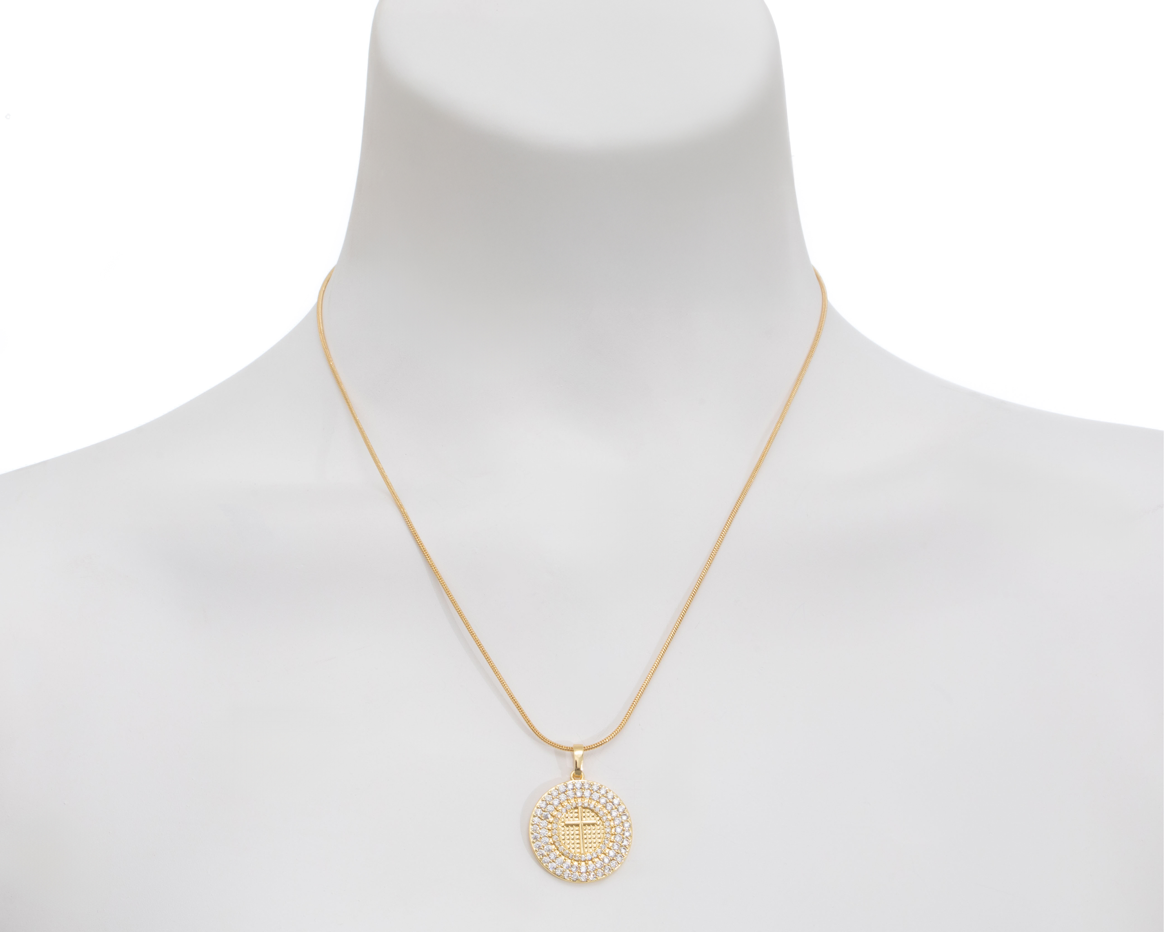 Foto 5 pulgar | Foto 4 | Collar Chapa de Oro 18 K Steeltime