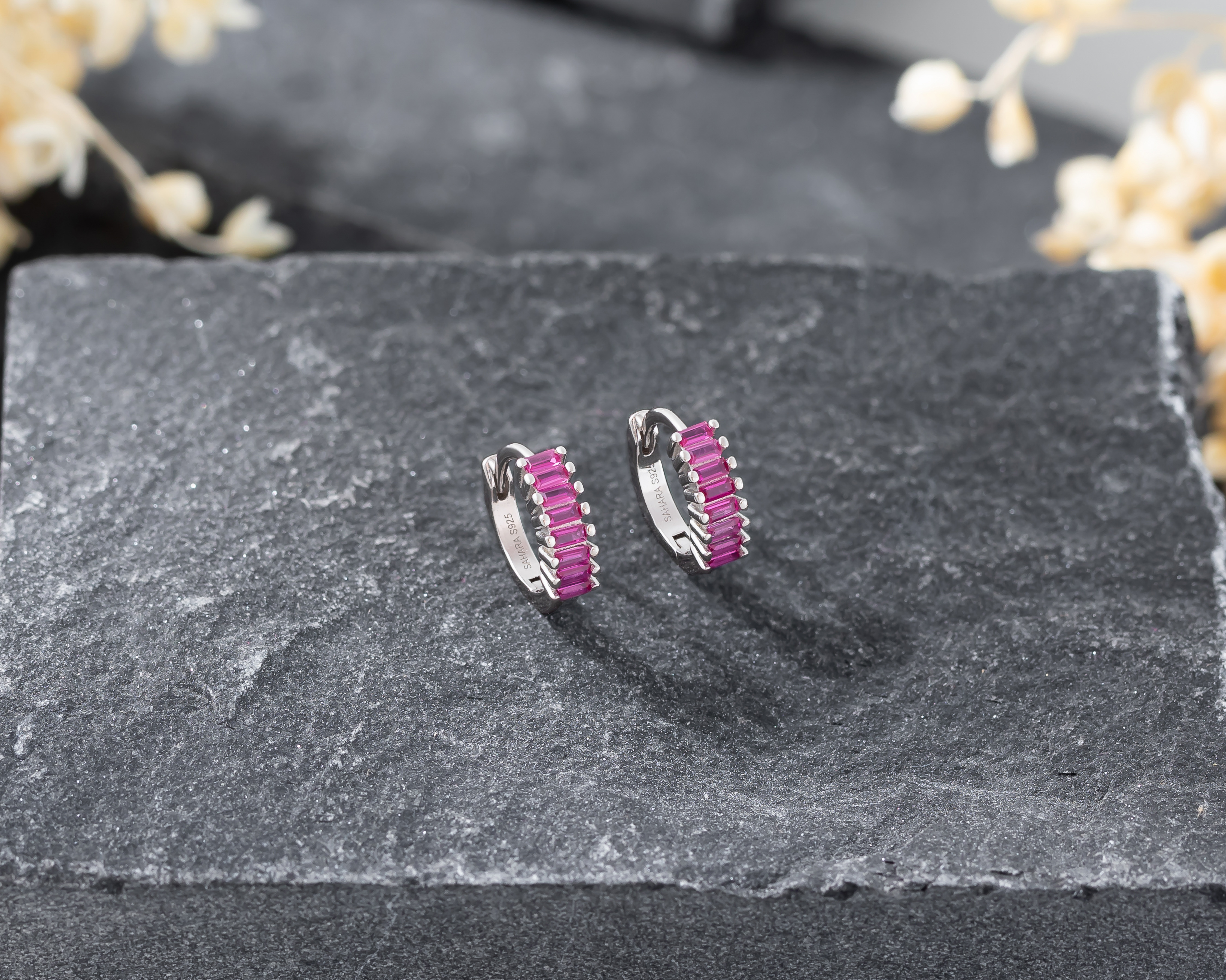 Foto 4 pulgar | Foto 3 | Arracadas de Plata Sahara