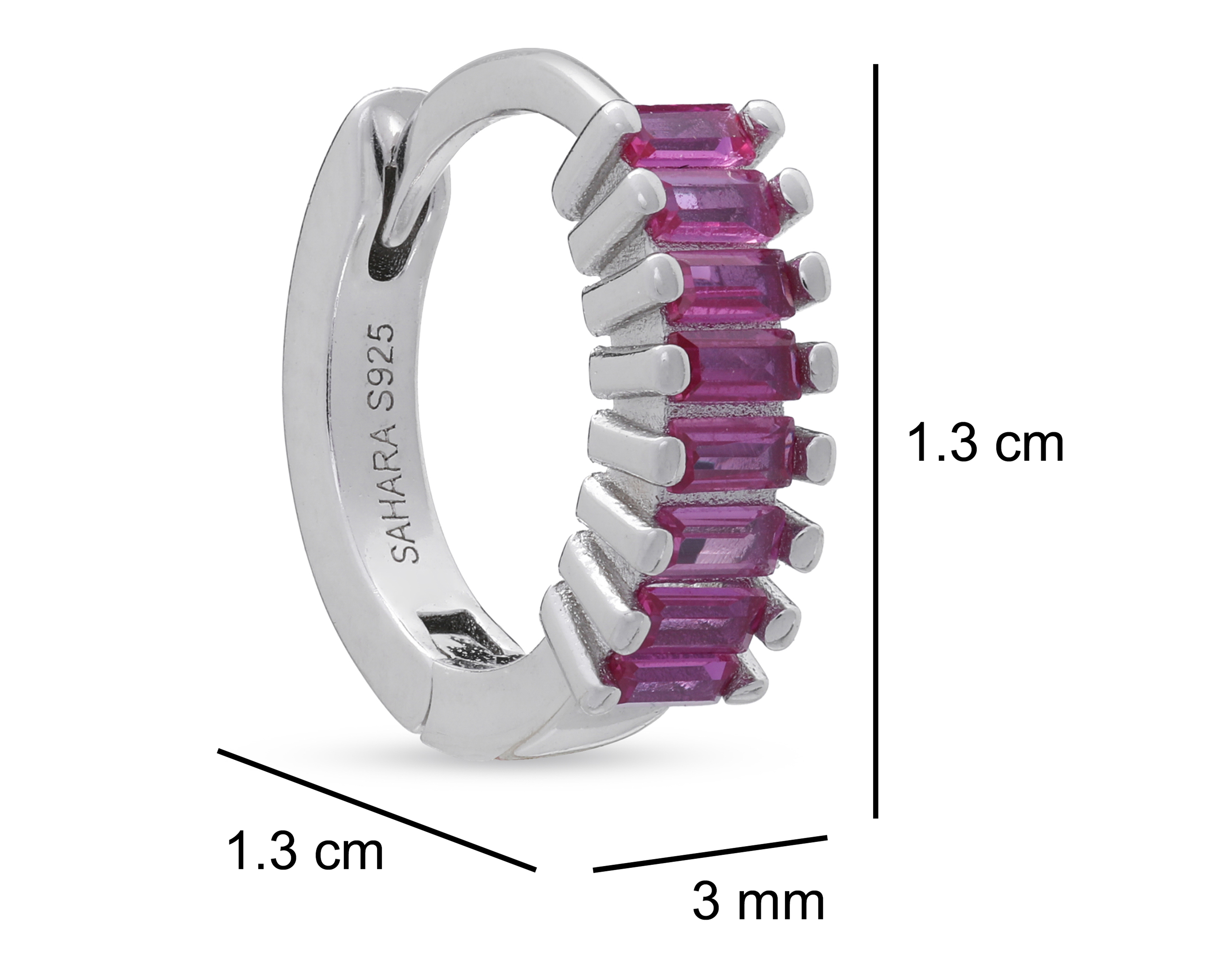 Foto 5 pulgar | Foto 4 | Arracadas de Plata Sahara