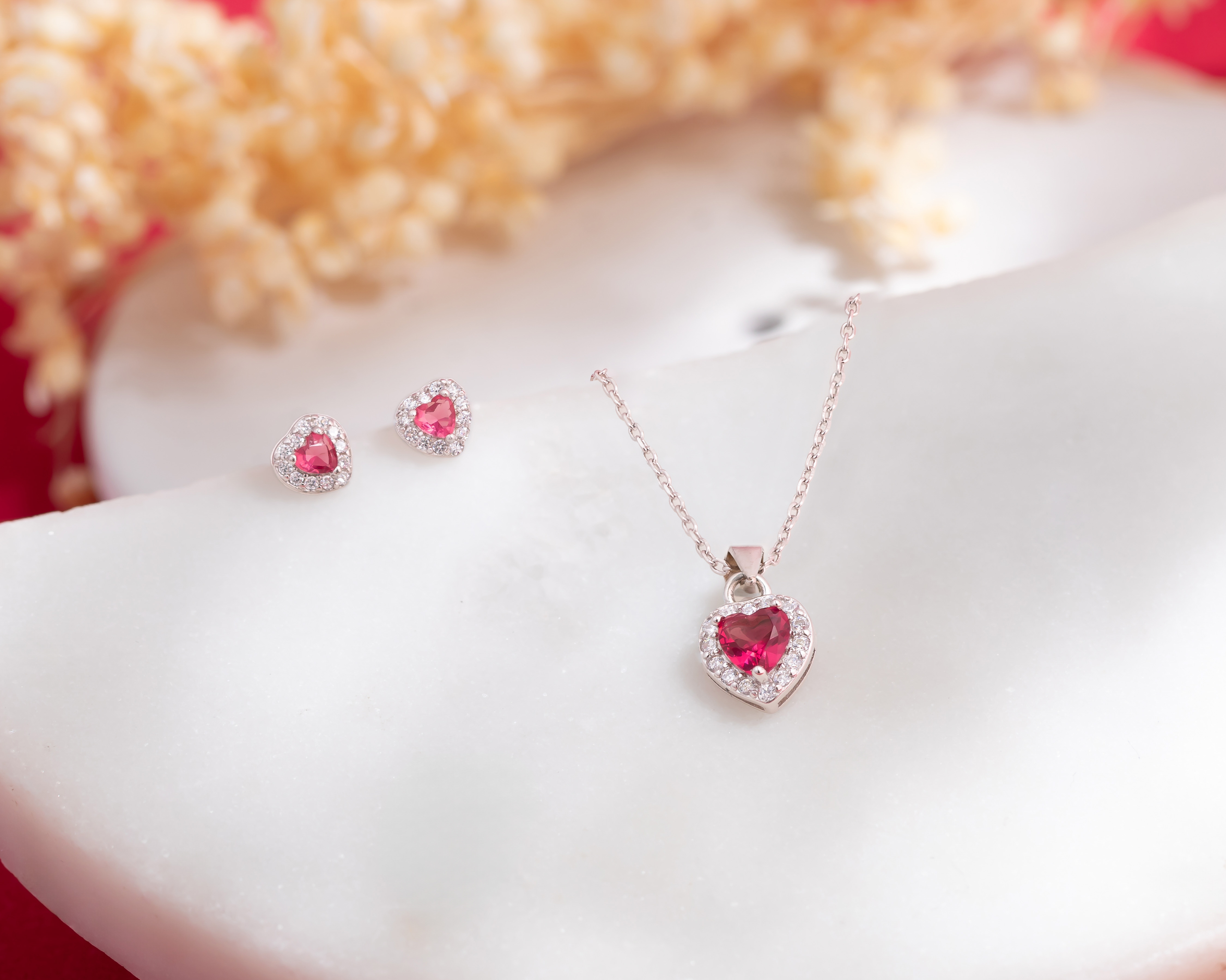 Foto 5 pulgar | Foto 4 | Collar y Aretes de Plata Sahara 2 Piezas