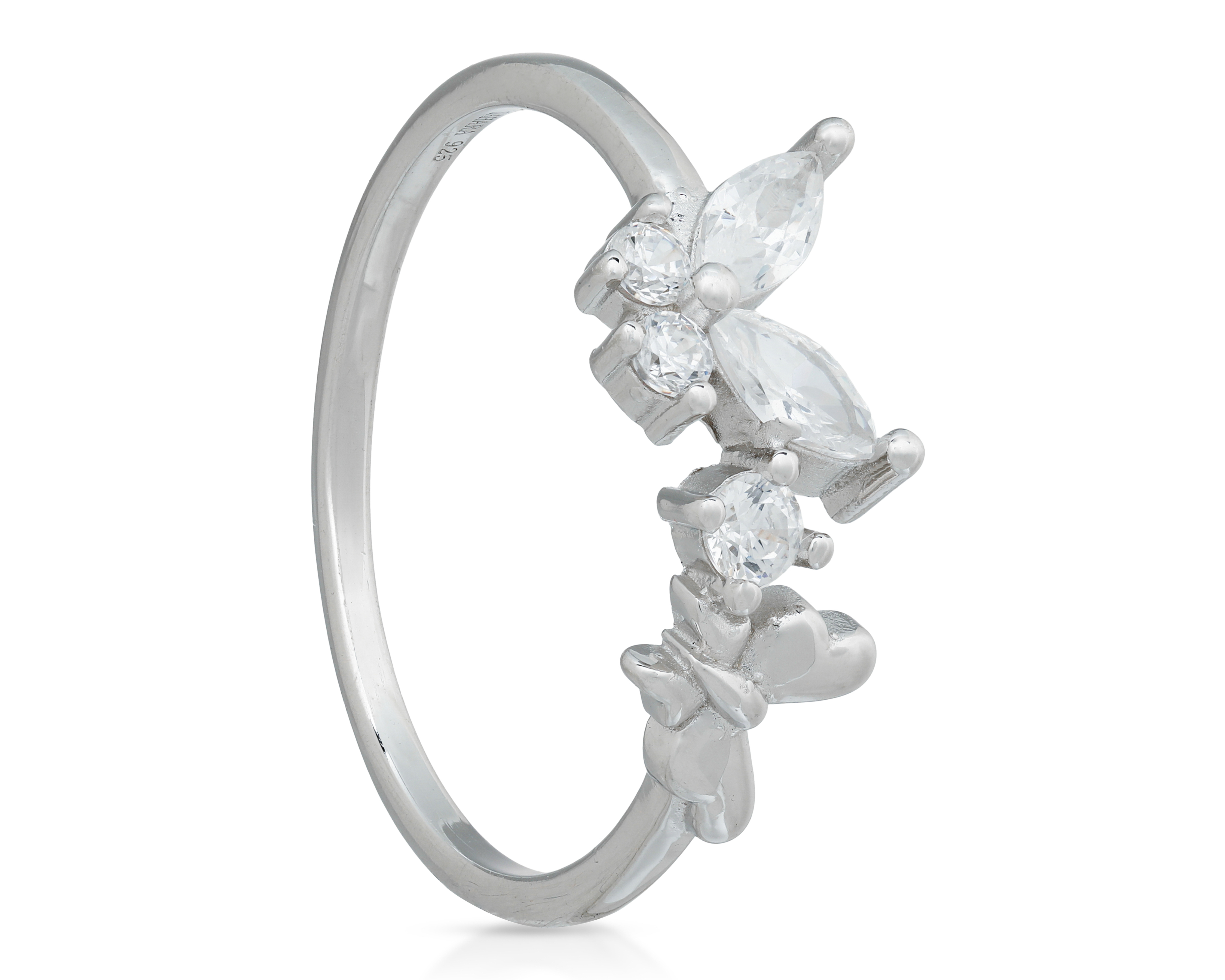 Anillo Mariposa de Plata Sahara Talla 7