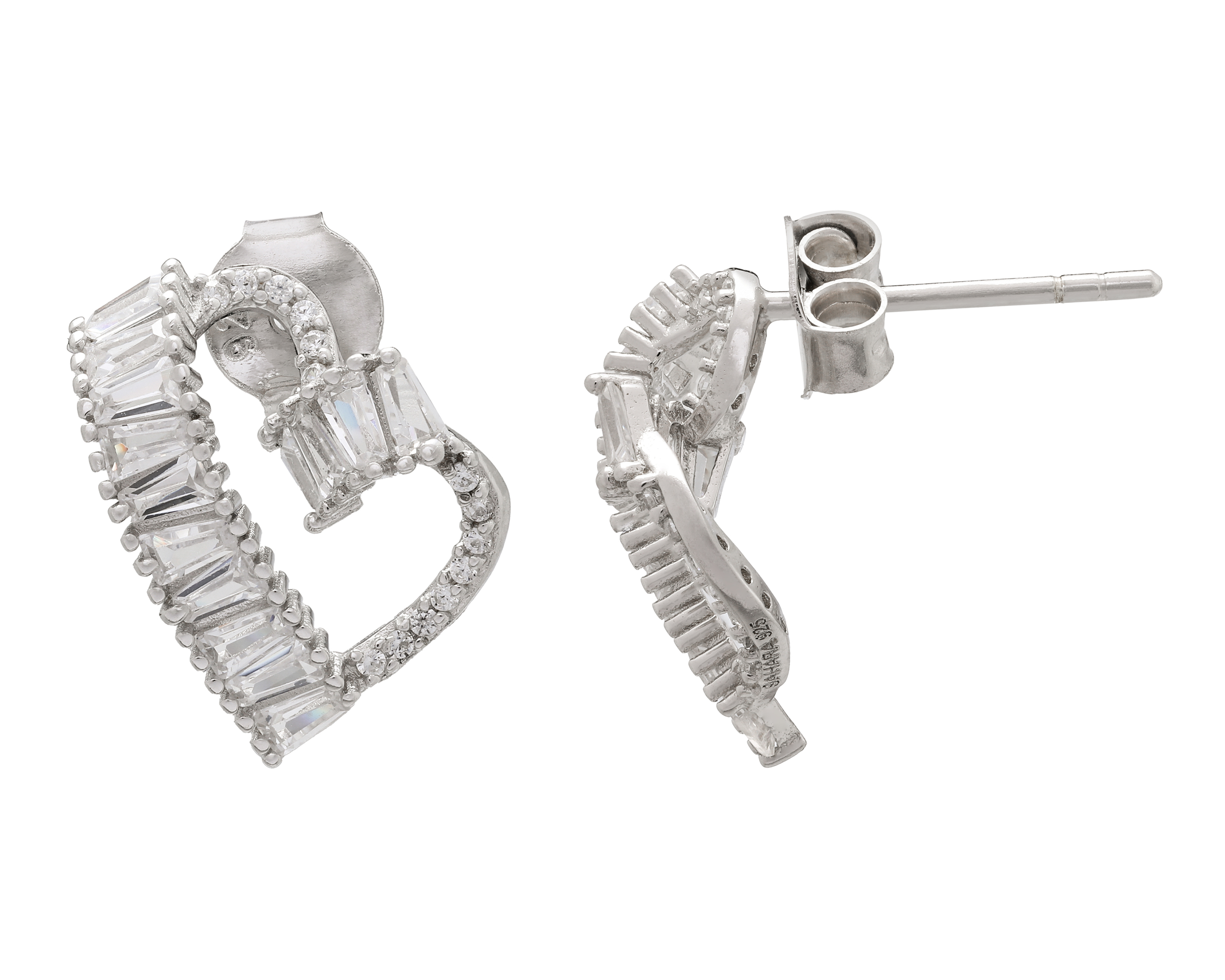 Foto 1 | Foto 1 | Aretes Corazón de Plata Sahara