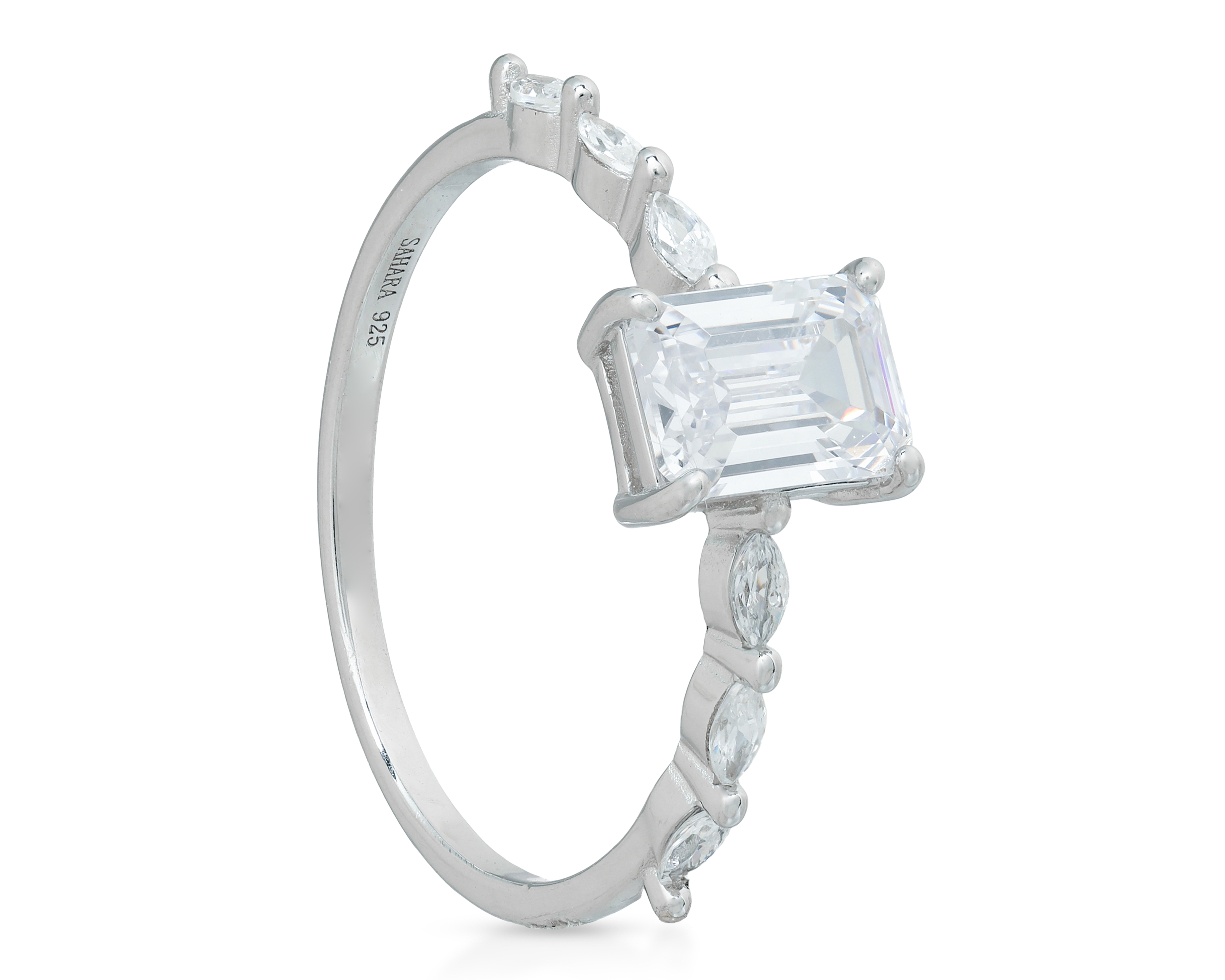 Anillo de Plata Sahara Talla 7