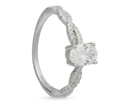 Anillo de Plata Sahara Talla 7.5