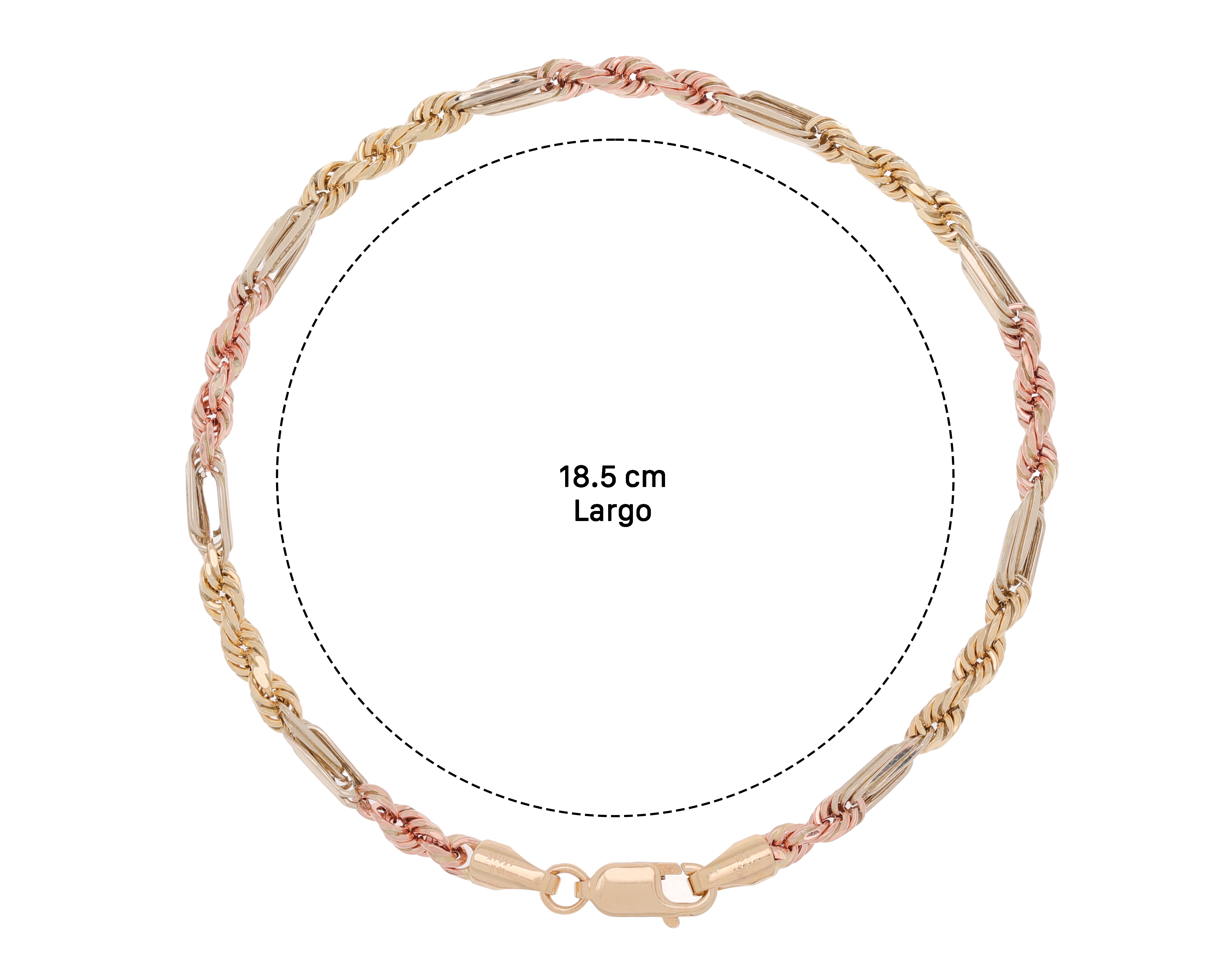 Foto 7 pulgar | Foto 6 | Pulsera de Oro 10k Bogosdiez