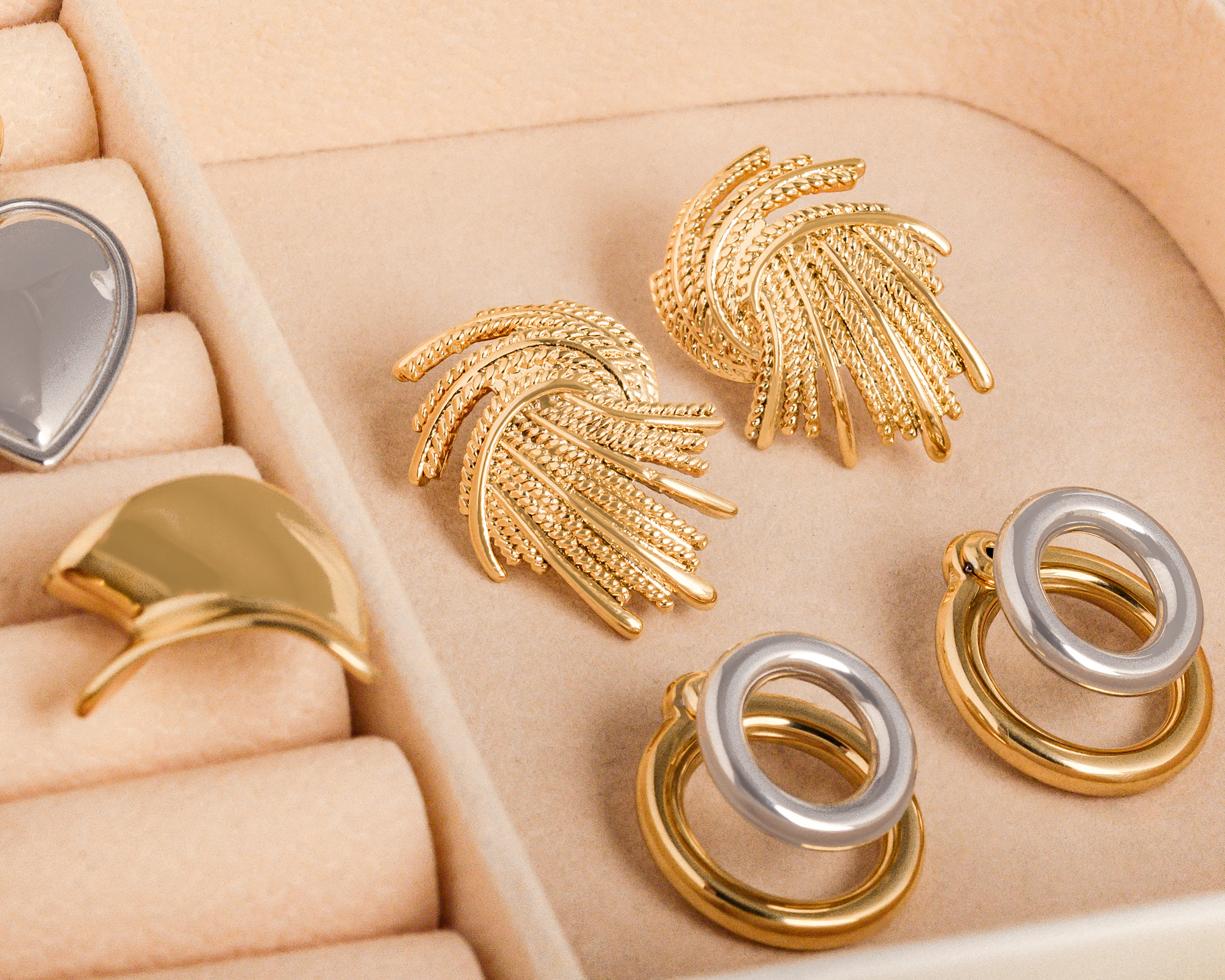 Foto 5 | Foto 5 | Aretes de Acero Inoxidable Jennifer Lopez