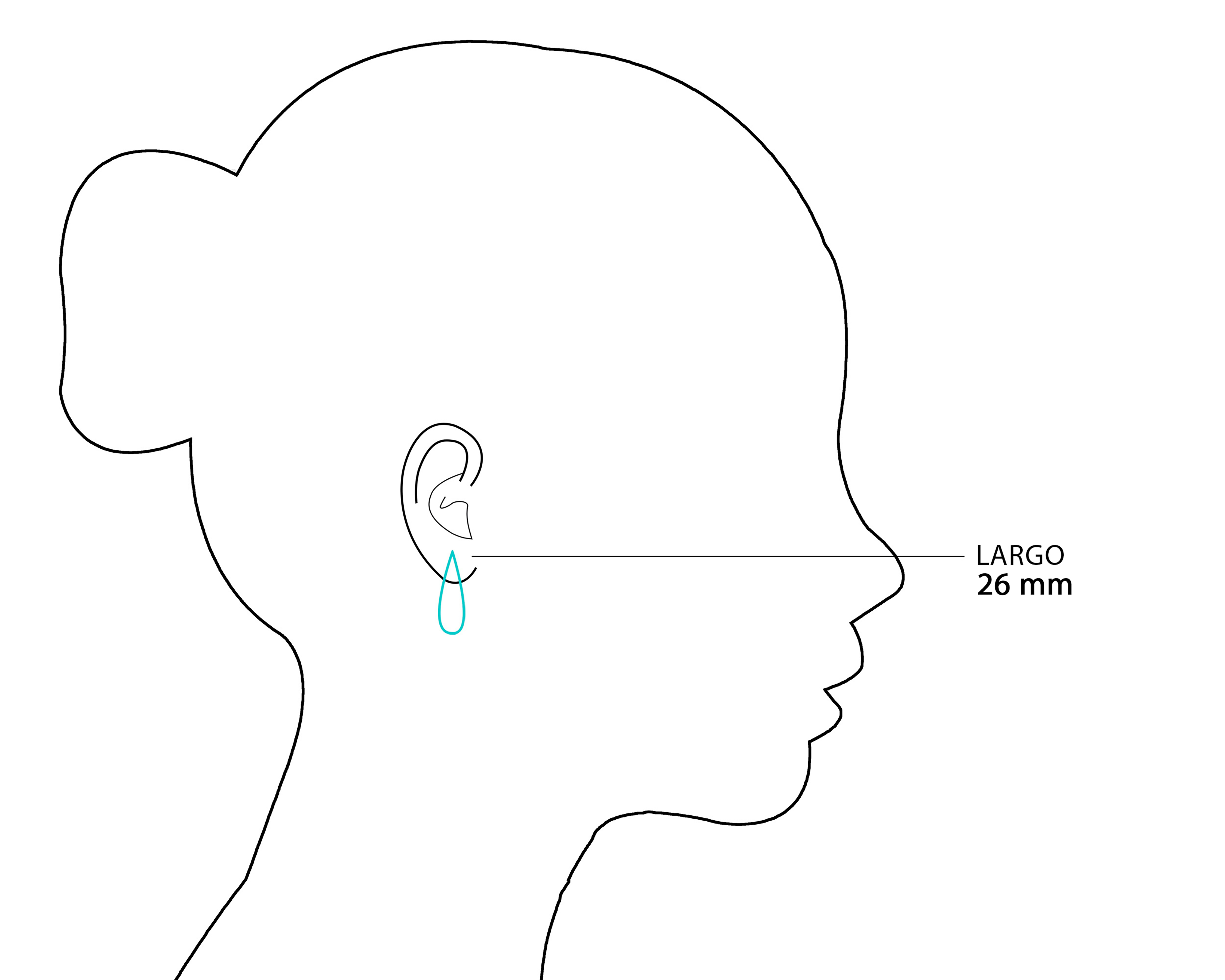 Foto 7 pulgar | Foto 6 | Aretes de Acero Inoxidable Jennifer Lopez