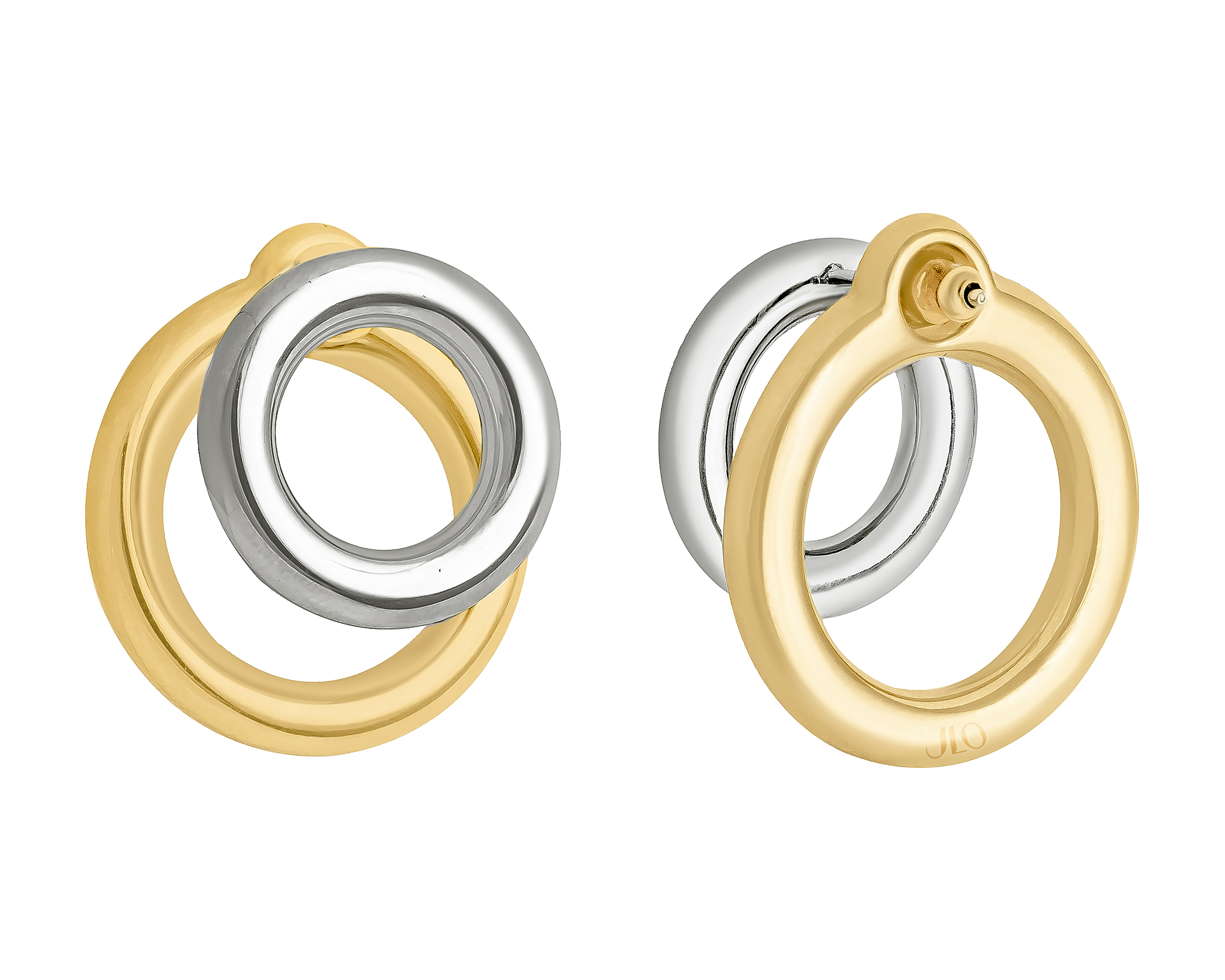 Foto 4 pulgar | Foto 3 | Aretes de Acero Inoxidable Jennifer Lopez