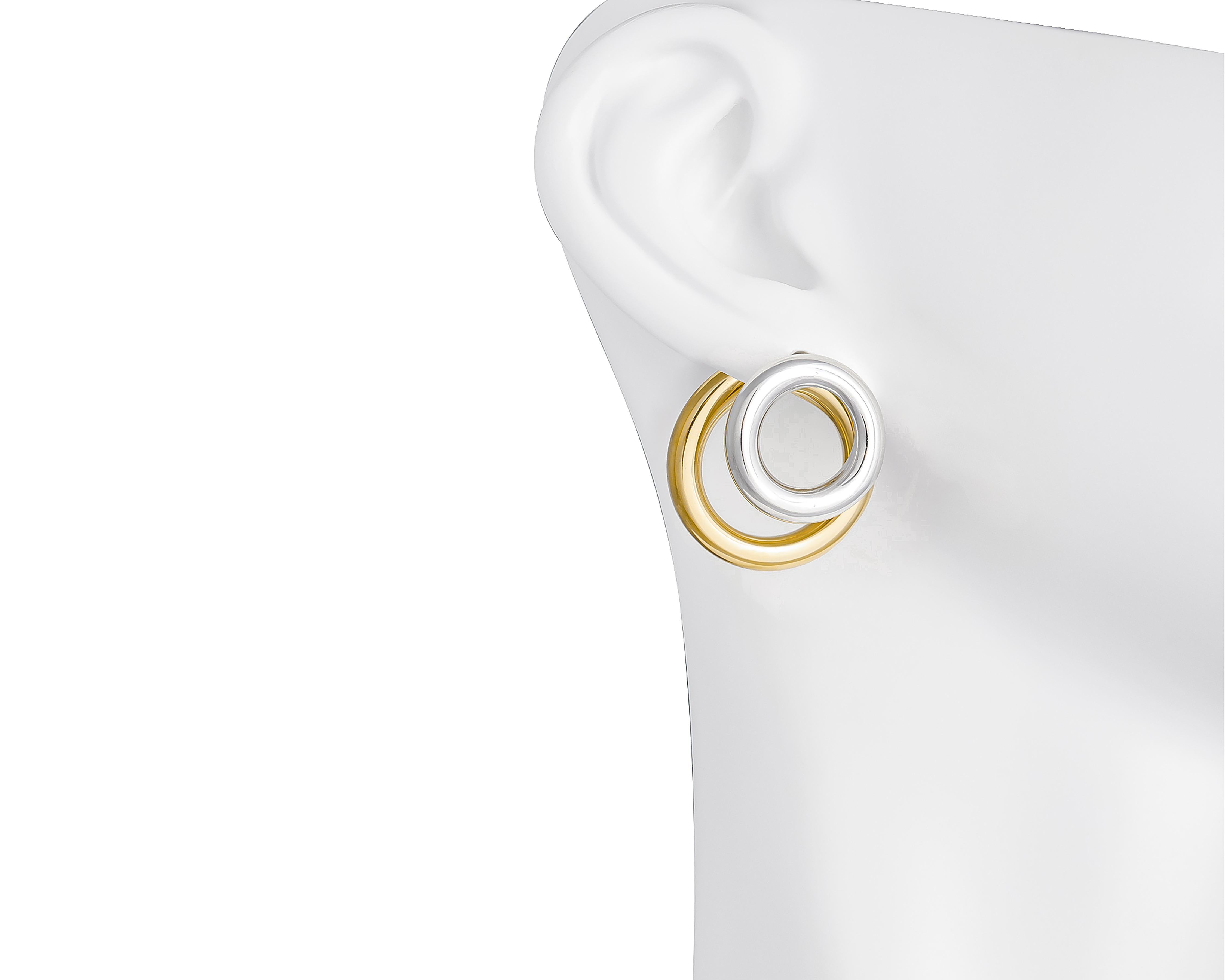 Foto 5 pulgar | Foto 4 | Aretes de Acero Inoxidable Jennifer Lopez
