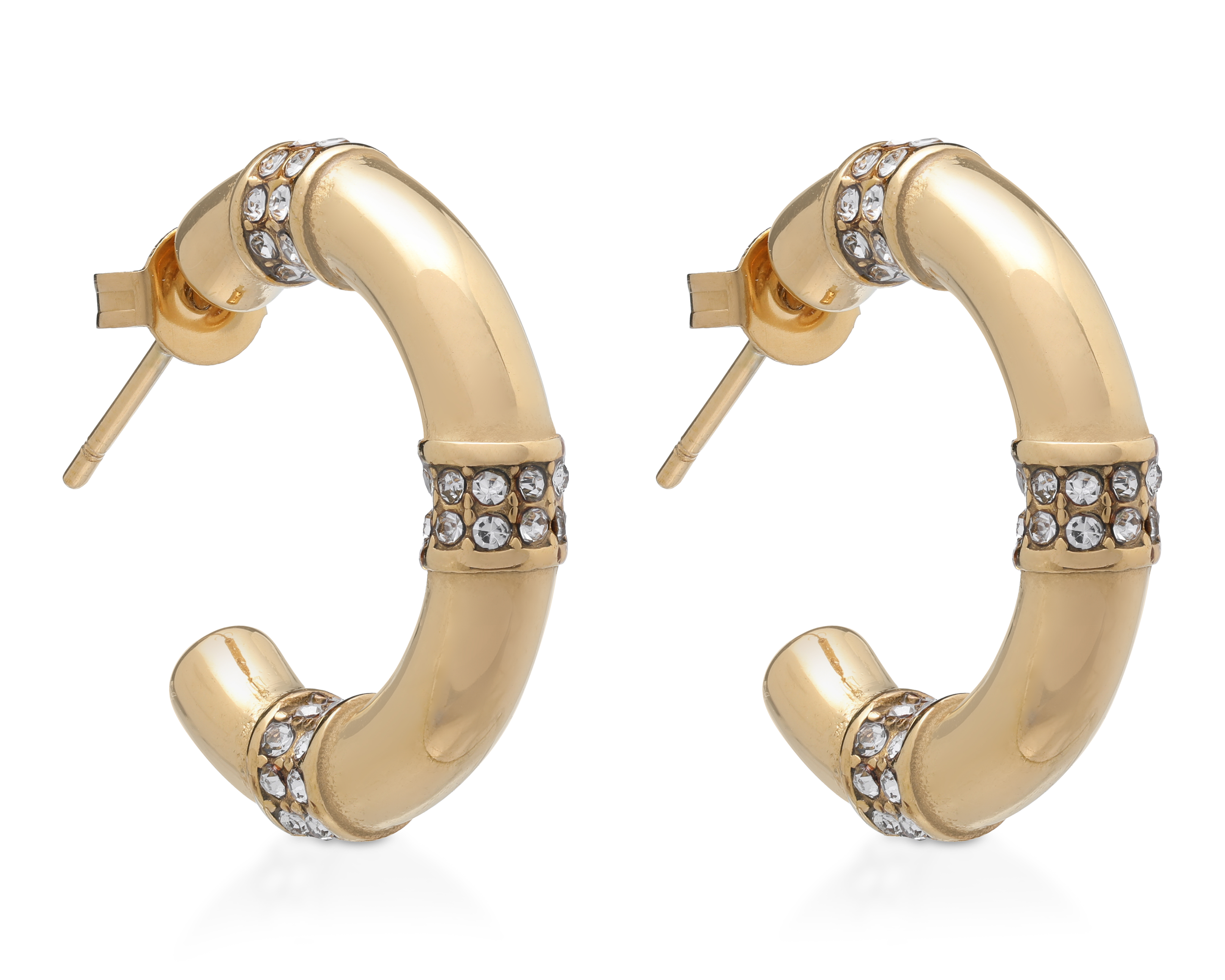 Foto 2 | Foto 2 | Aretes Medio Aro de Acero Inoxidable