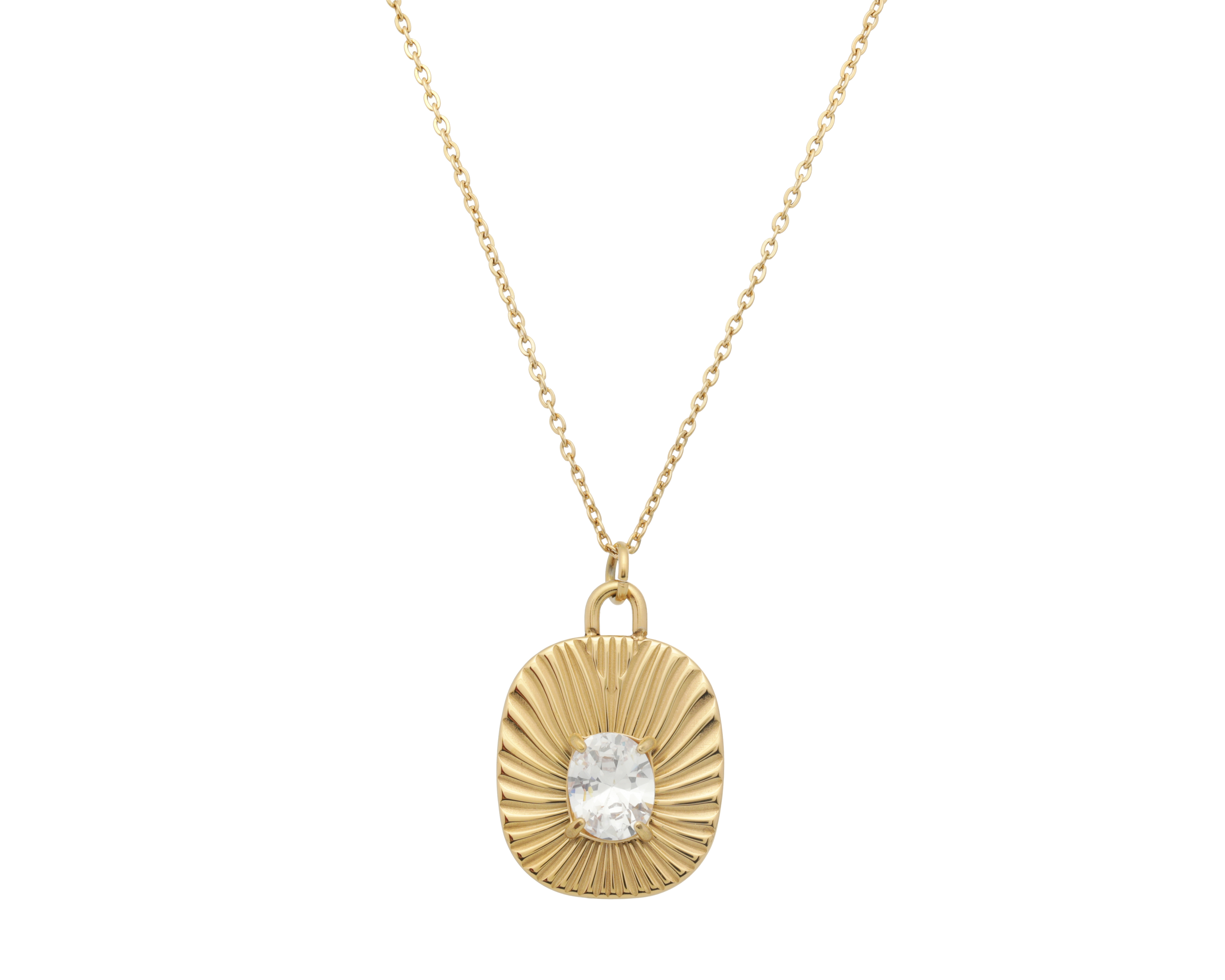 Foto 3 pulgar | Foto 2 | Collar Chapa de Oro 18k Jennifer Lopez