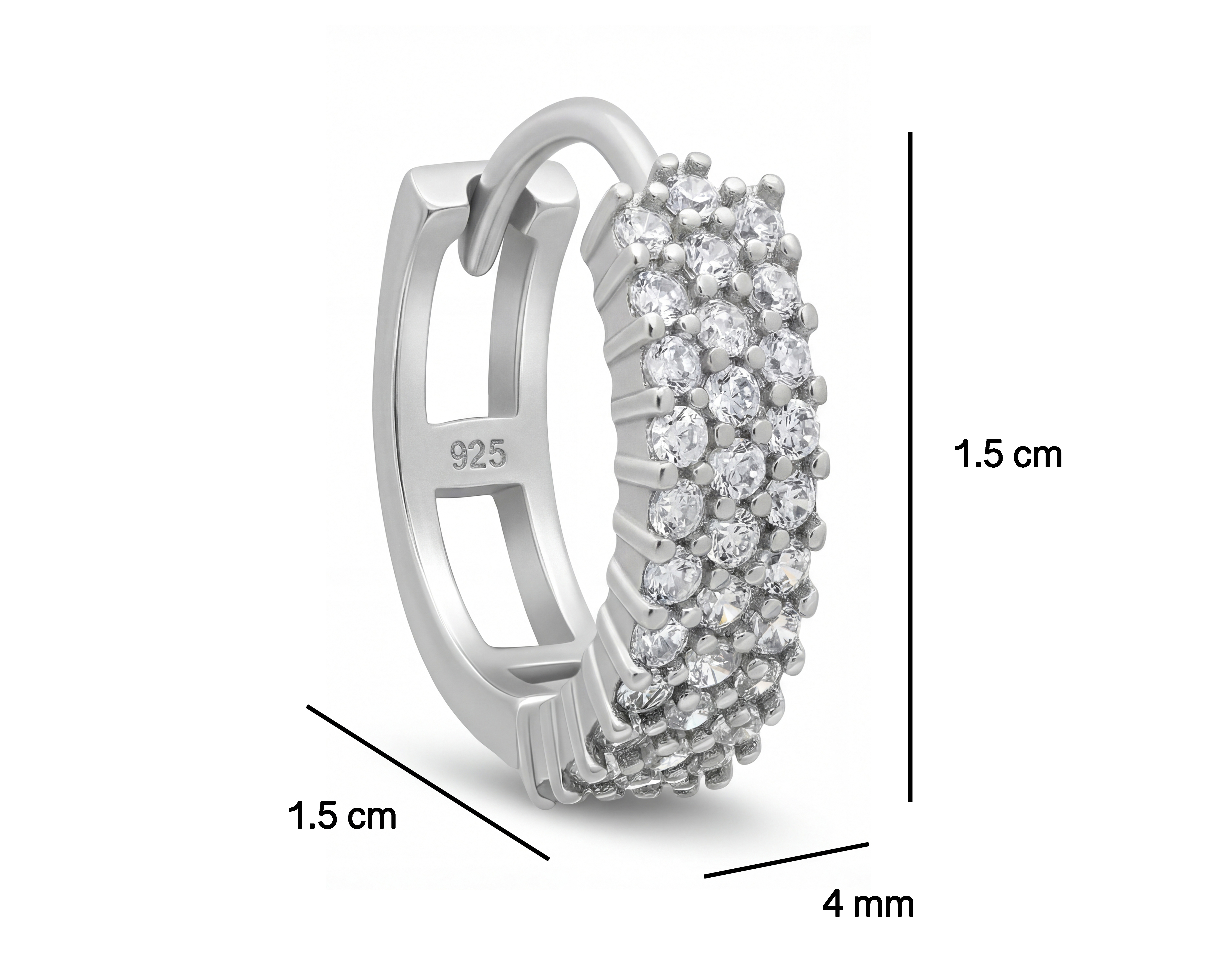 Foto 5 | Foto 5 | Aretes de Plata The Nes GR