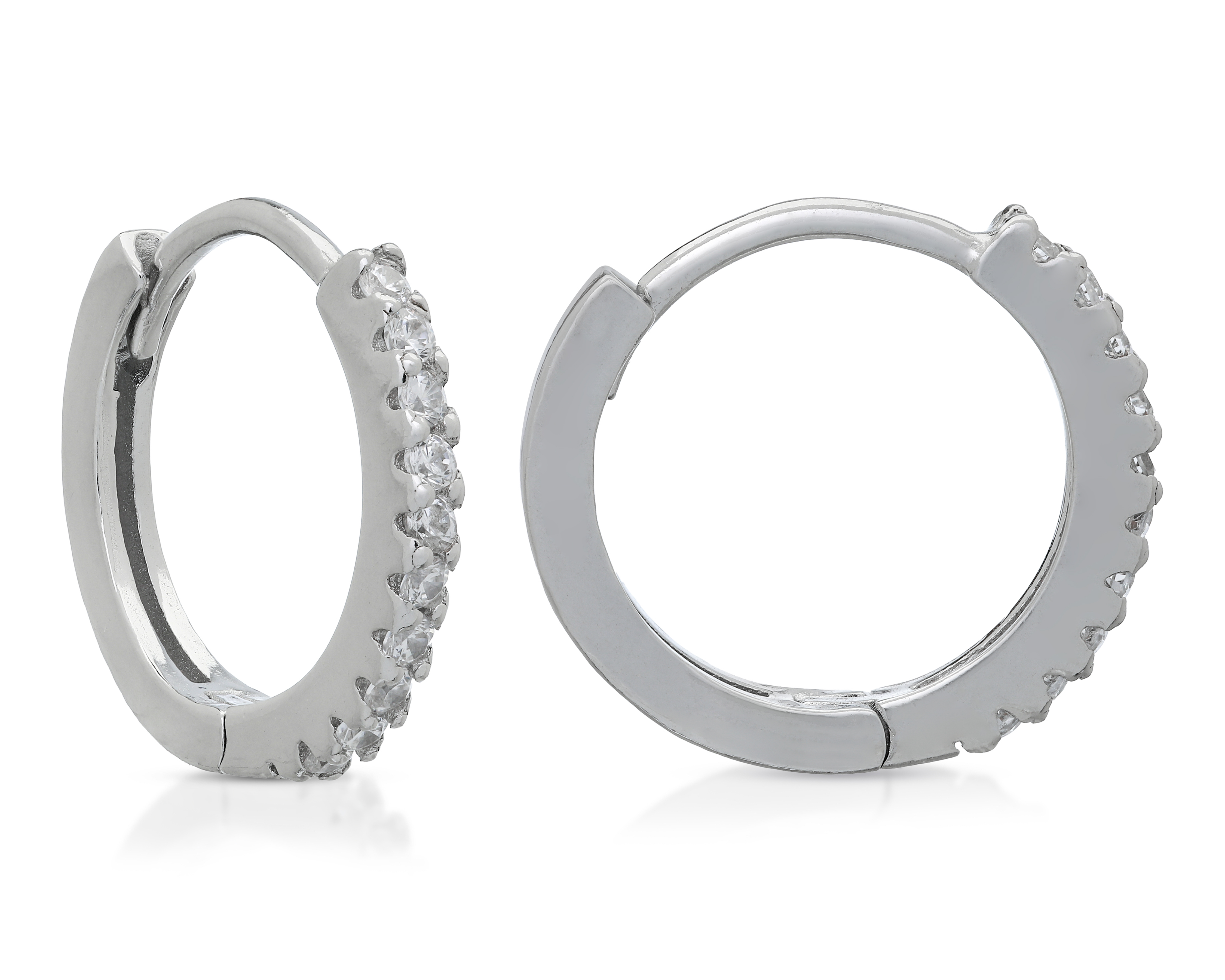 Foto 2 pulgar | Foto 1 | Aretes de Aro de Plata Nes