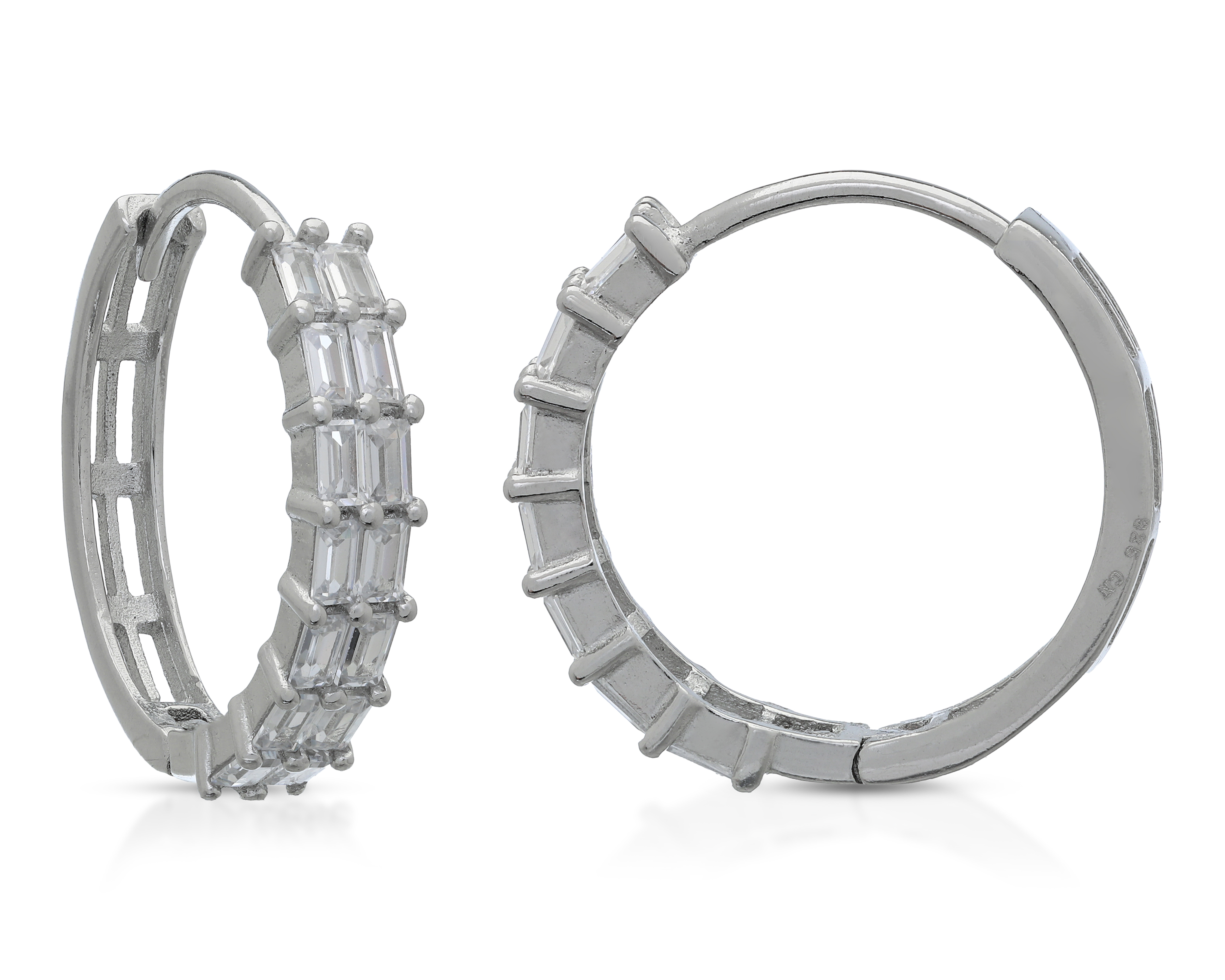 Foto 2 pulgar | Foto 1 | Arracadas de Plata Nes