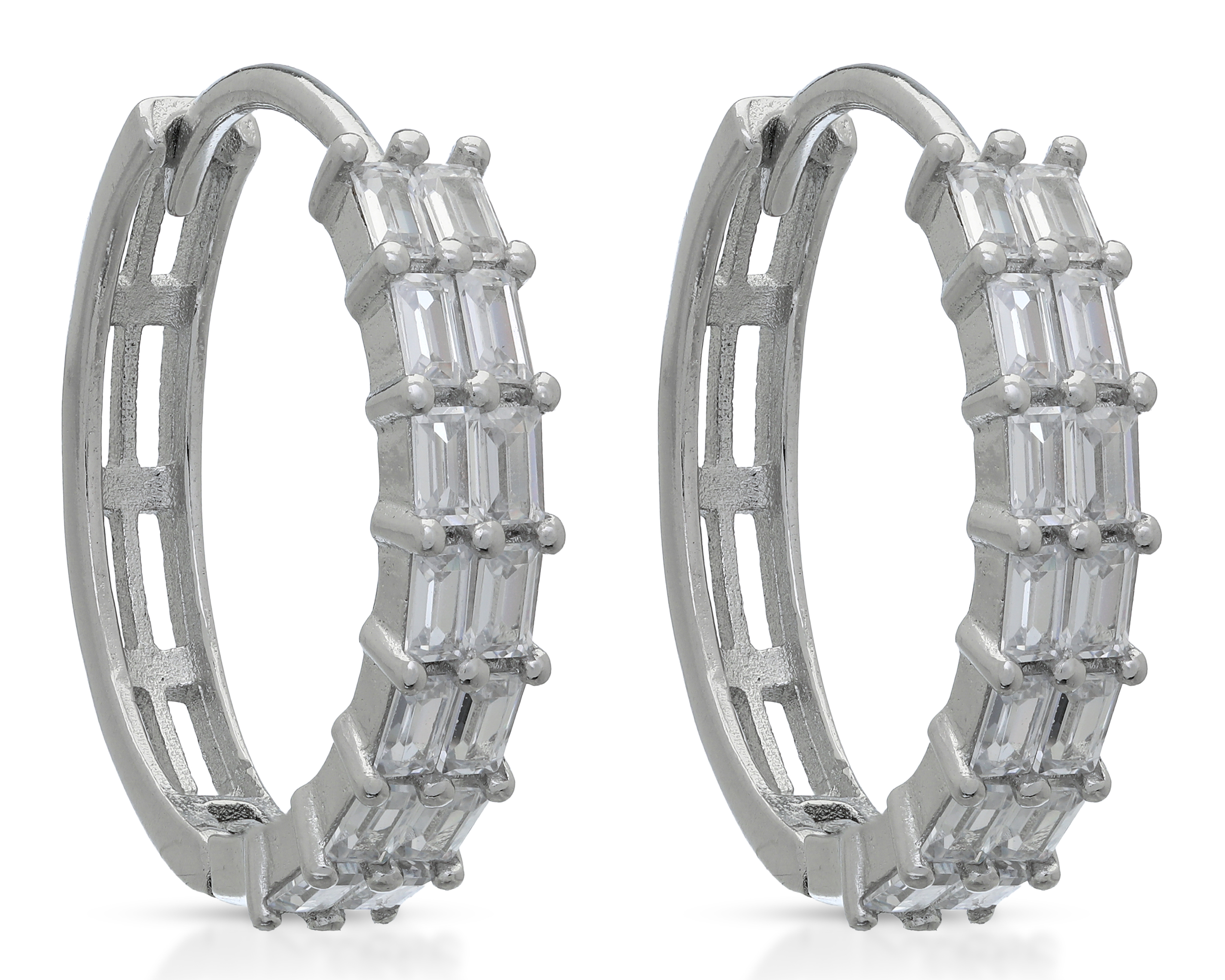 Foto 3 pulgar | Foto 2 | Arracadas de Plata Nes