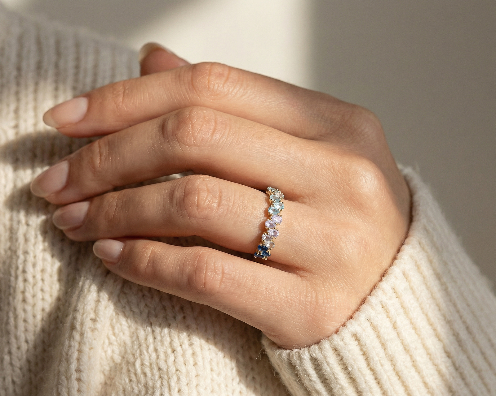 Foto 5 pulgar | Foto 4 | Anillo Piedras de Plata The Nes Gr Talla 8