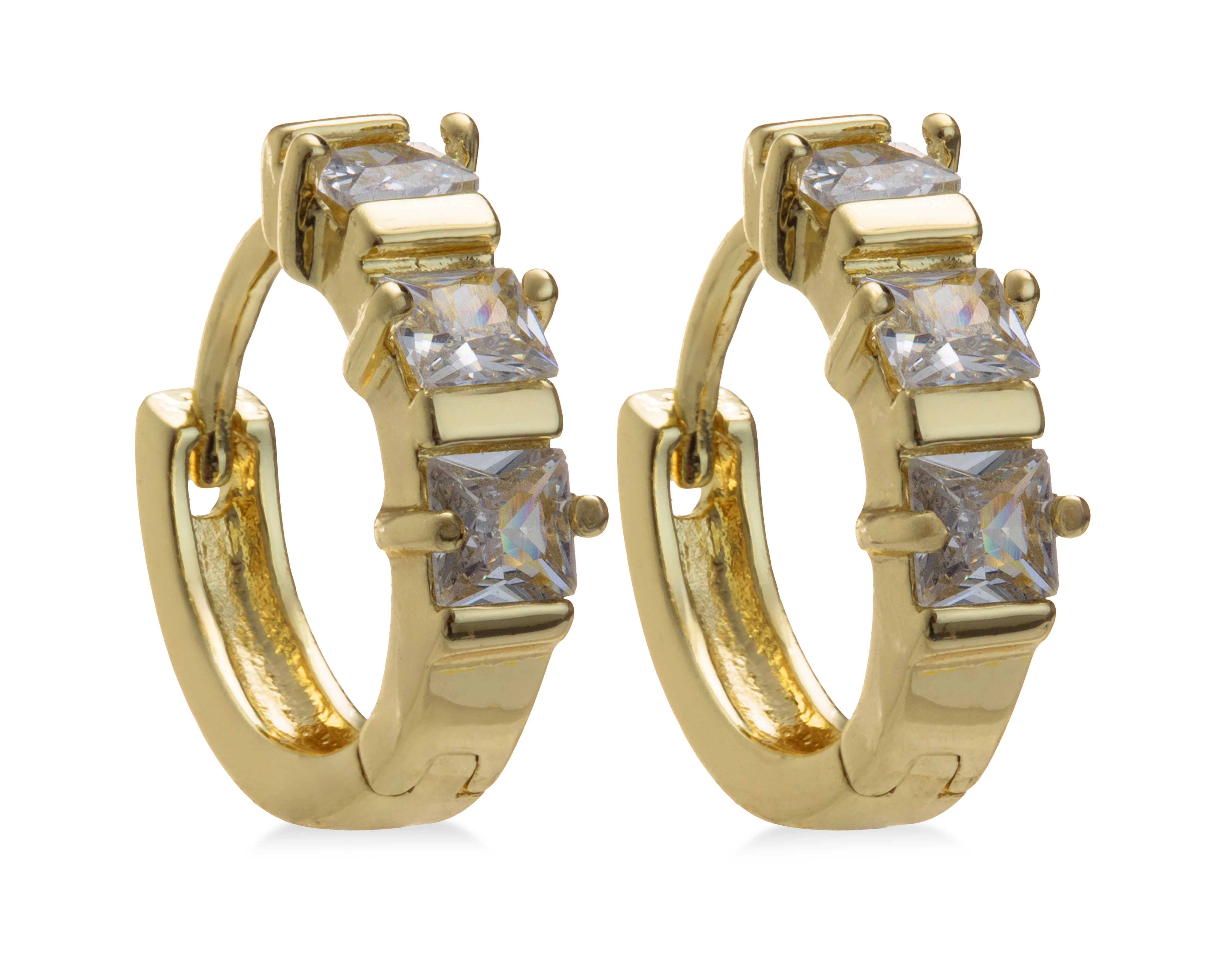 Foto 2 | Foto 2 | Arracadas Chapa de Oro NK