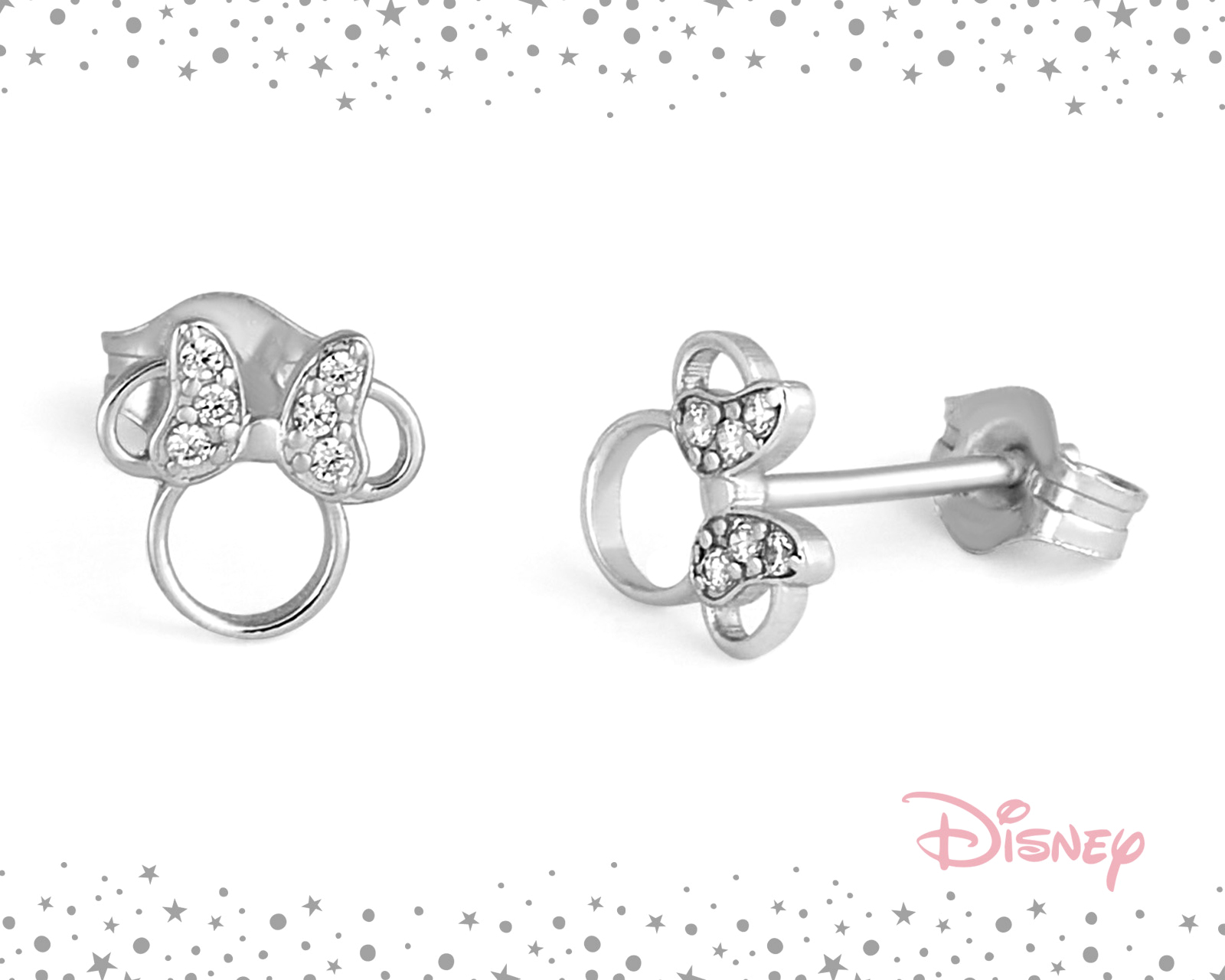 Foto 3 pulgar | Foto 2 | Aretes de Plata Disney