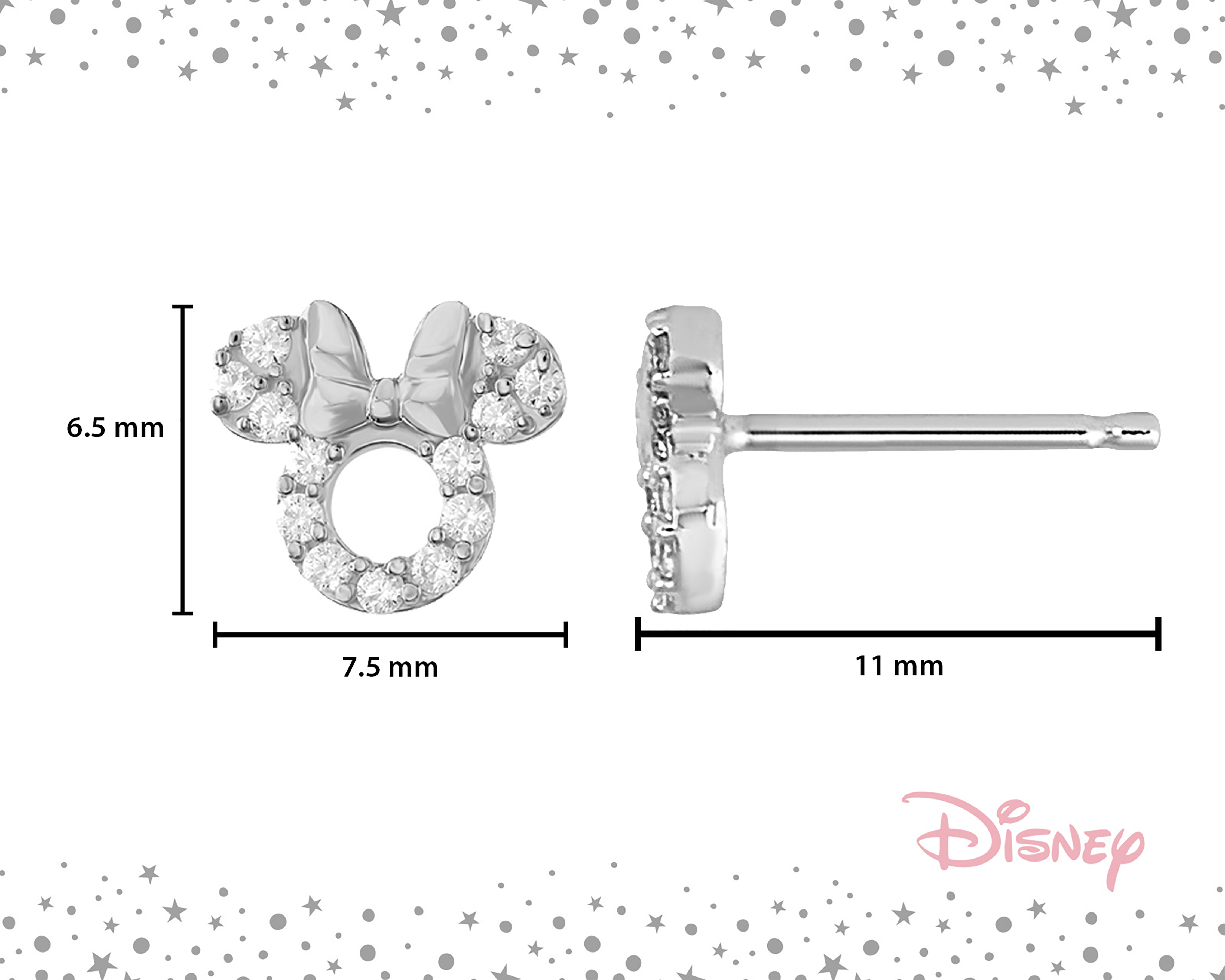 Foto 5 pulgar | Foto 4 | Broqueles de Plata Disney
