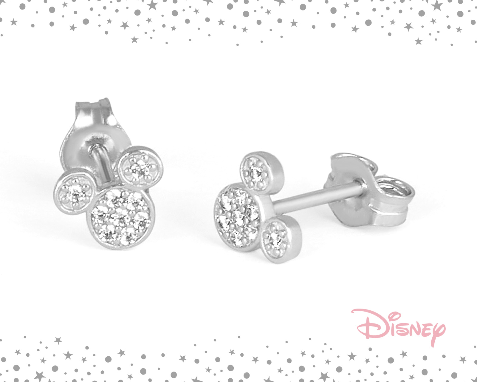 Foto 3 pulgar | Foto 2 | Aretes de Plata Disney