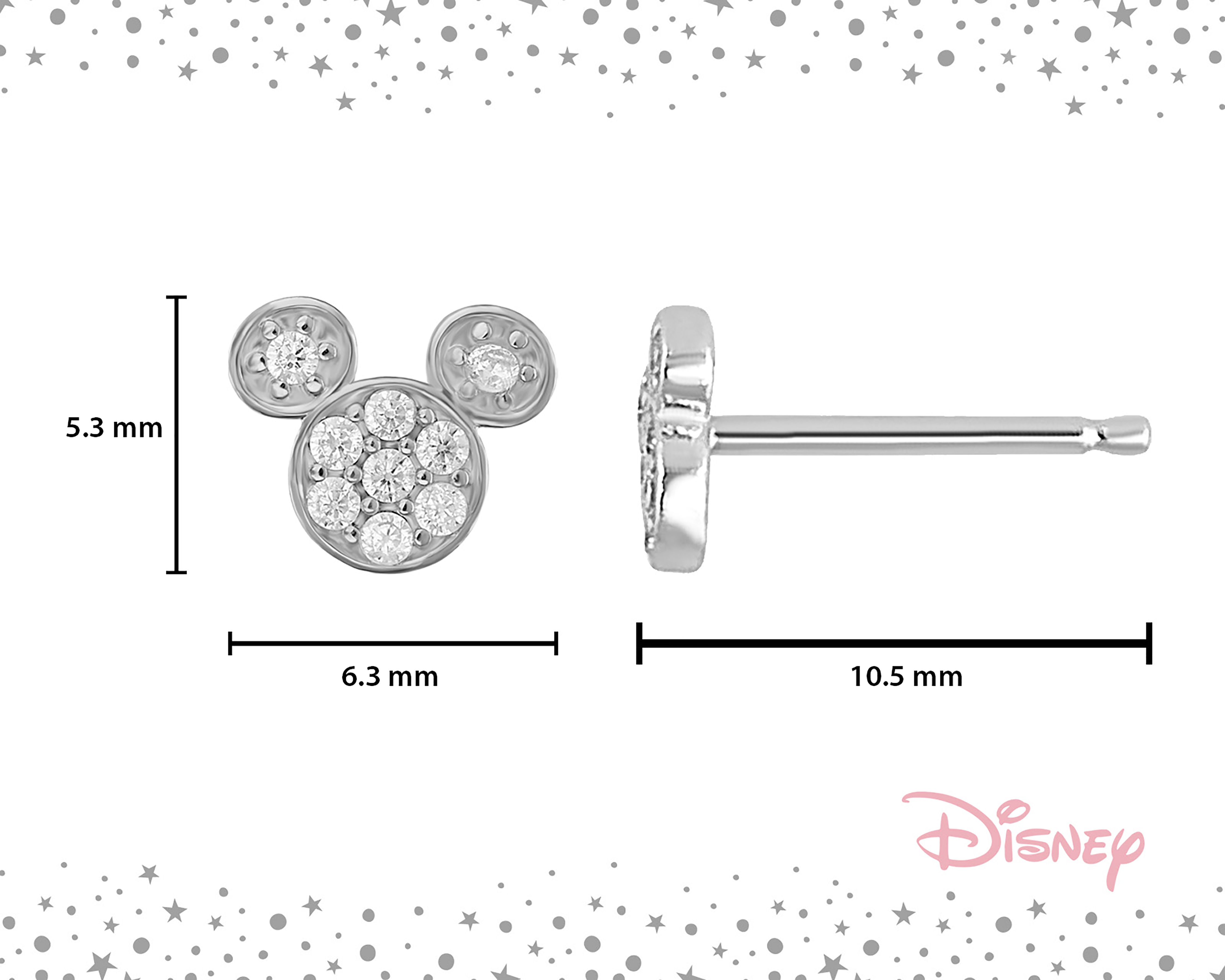 Foto 5 pulgar | Foto 4 | Aretes de Plata Disney