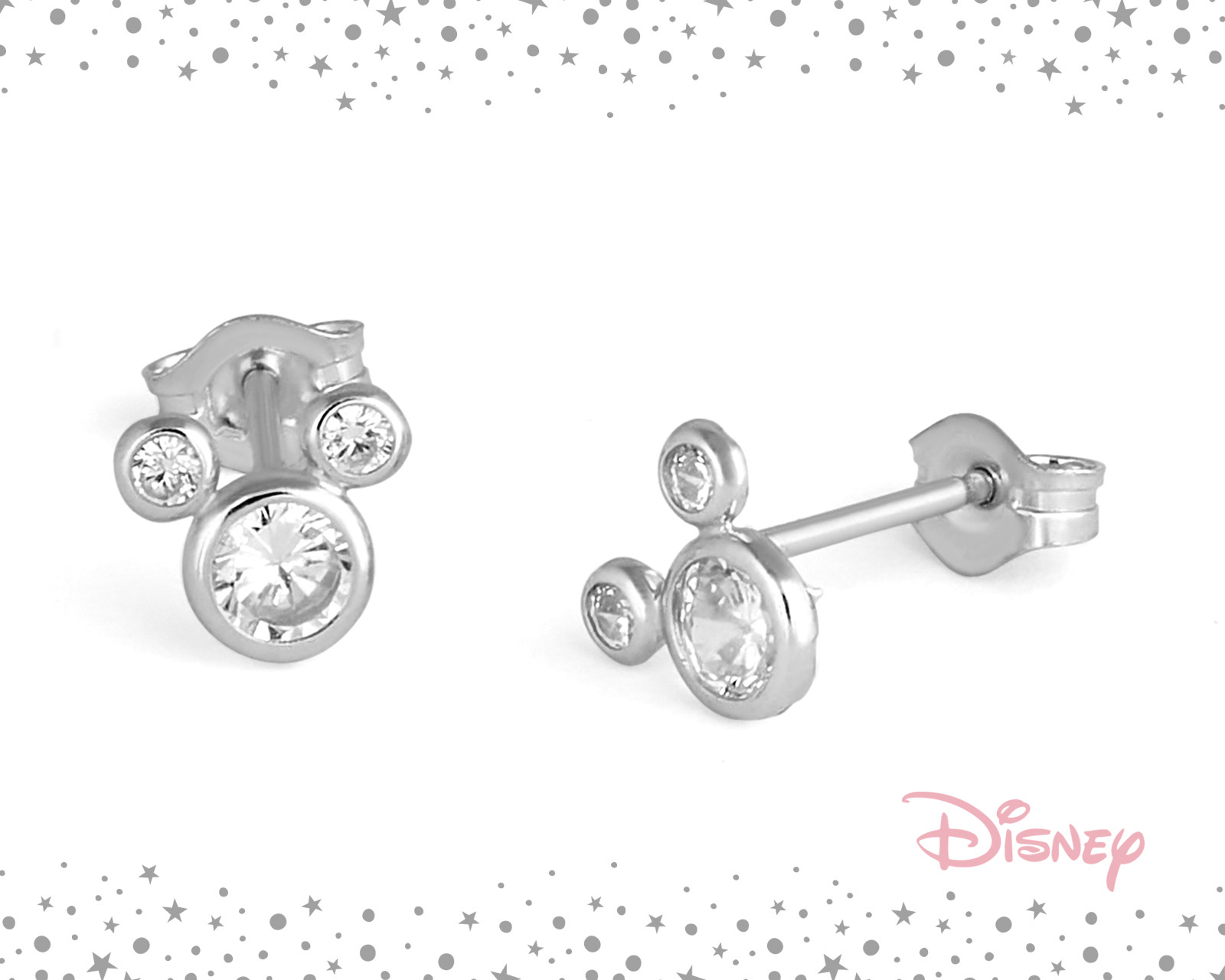 Foto 3 pulgar | Foto 2 | Aretes de Plata Disney