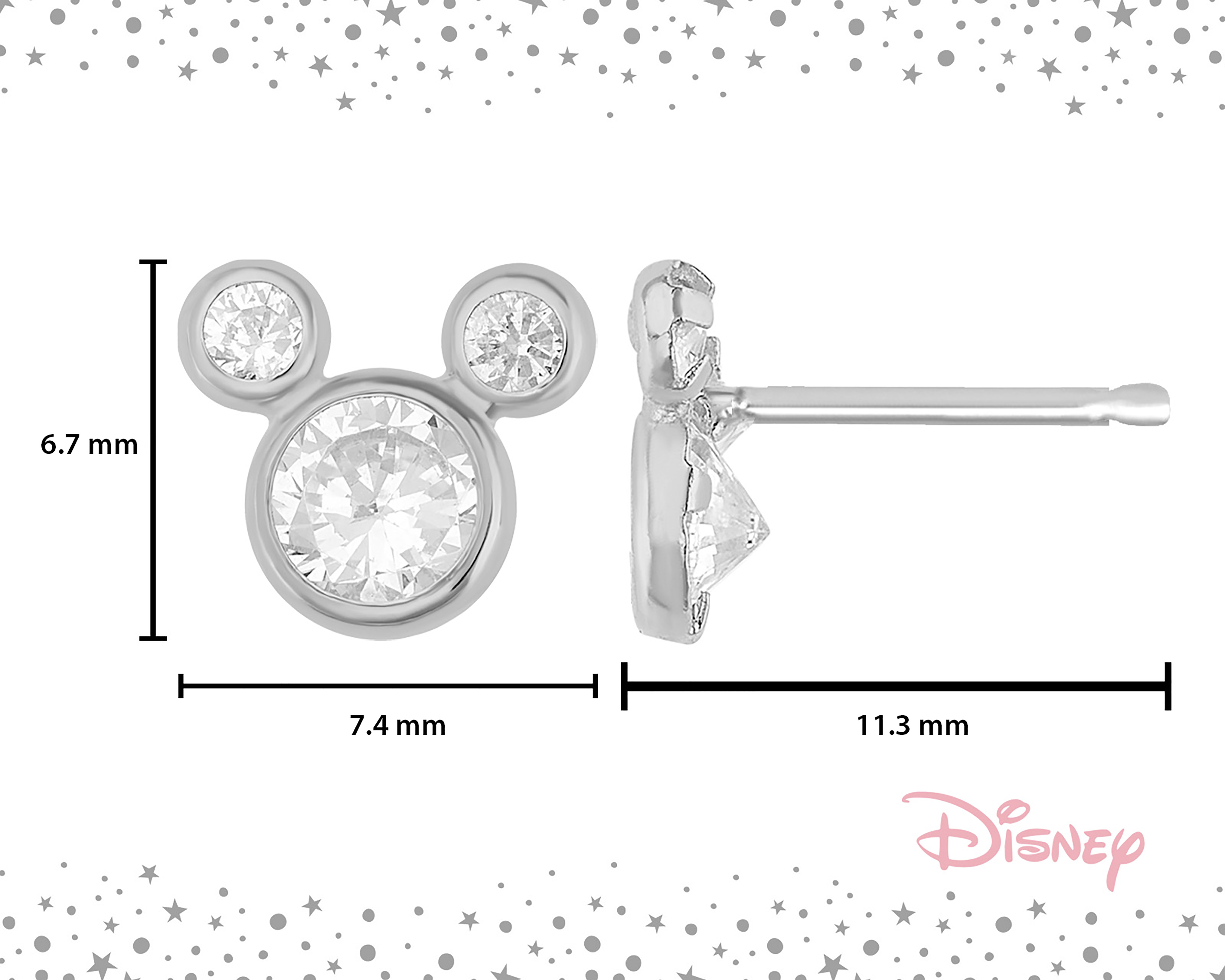 Foto 5 pulgar | Foto 4 | Aretes de Plata Disney