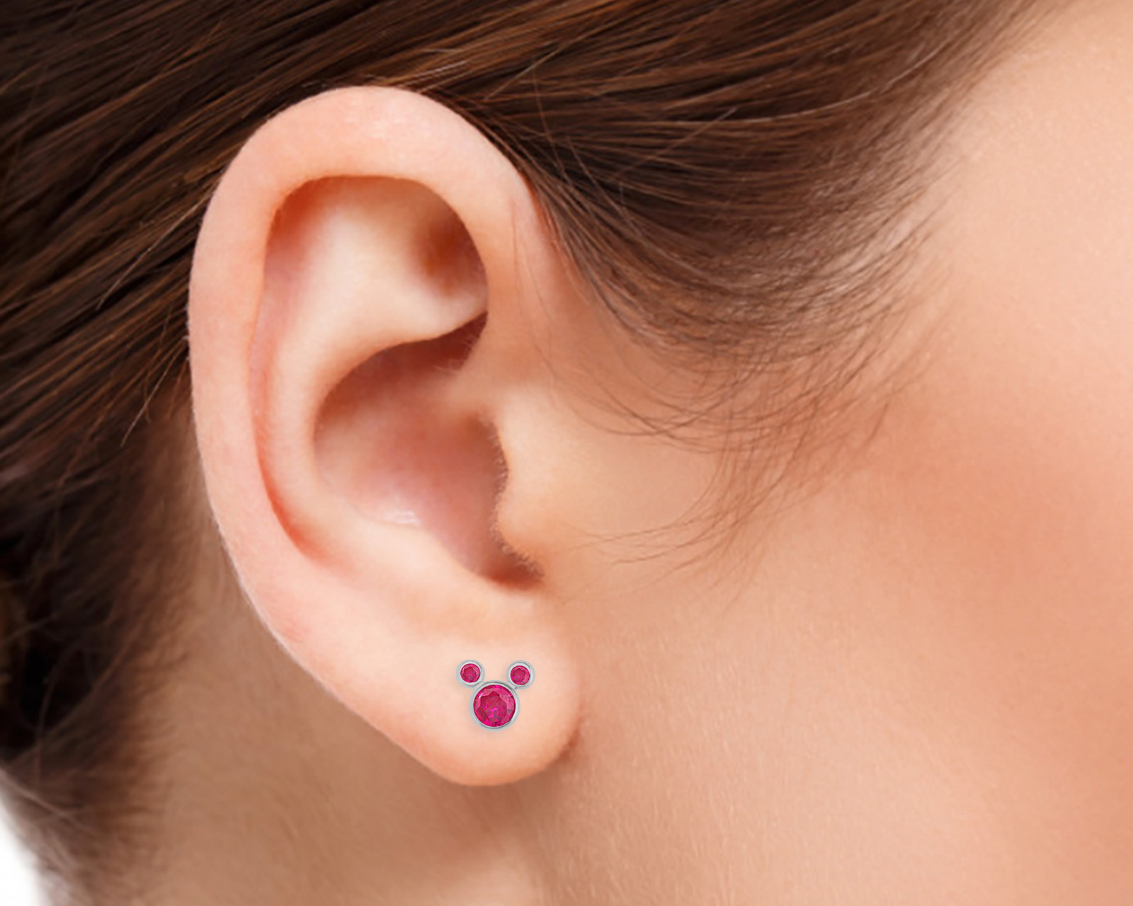 Foto 5 pulgar | Foto 4 | Aretes de Plata Disney