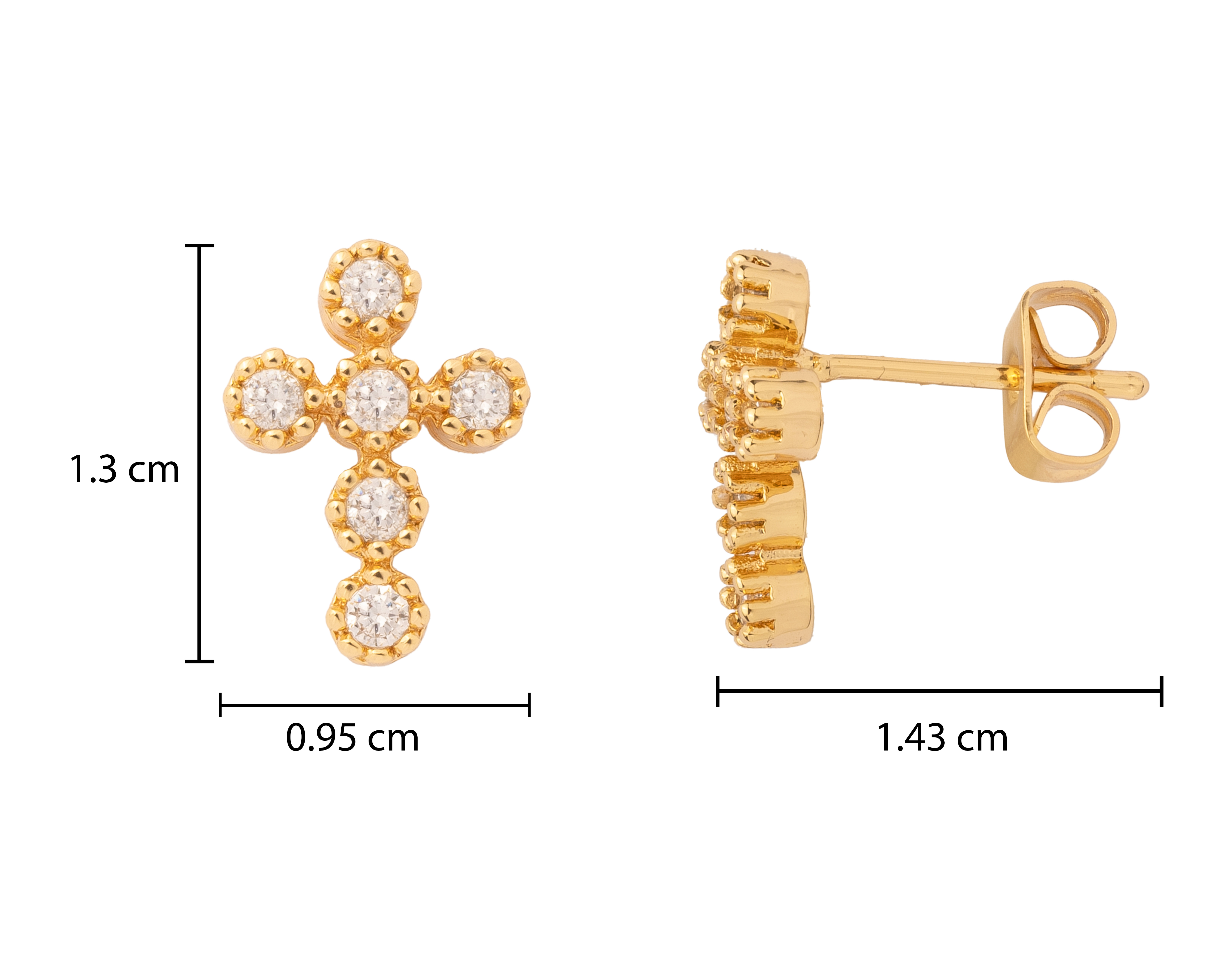 Foto 5 pulgar | Foto 4 | Aretes Chapa de Oro Unlimited by OB