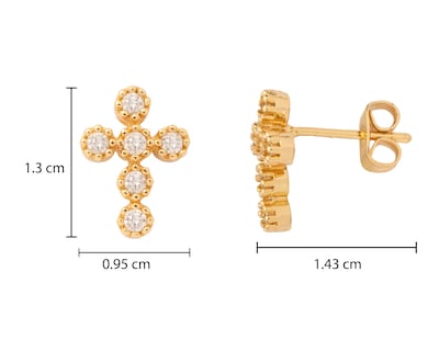 Foto 4 | Foto 4 | Aretes Chapa de Oro Unlimited by OB