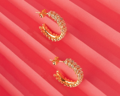 Foto 3 | Foto 3 | Aretes de Chapa de Oro Unlimited by OB