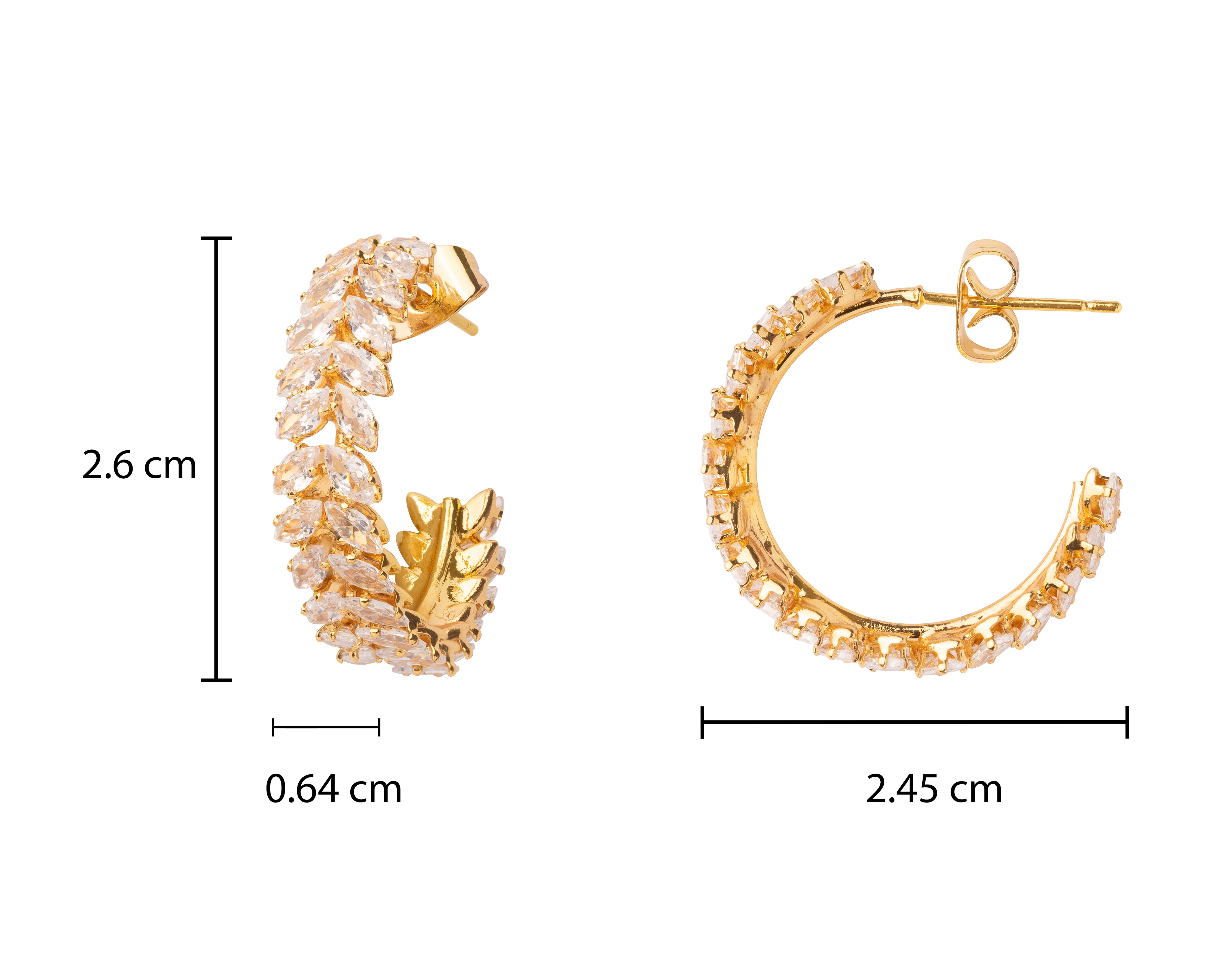 Foto 5 pulgar | Foto 4 | Aretes de Chapa de Oro Unlimited by OB