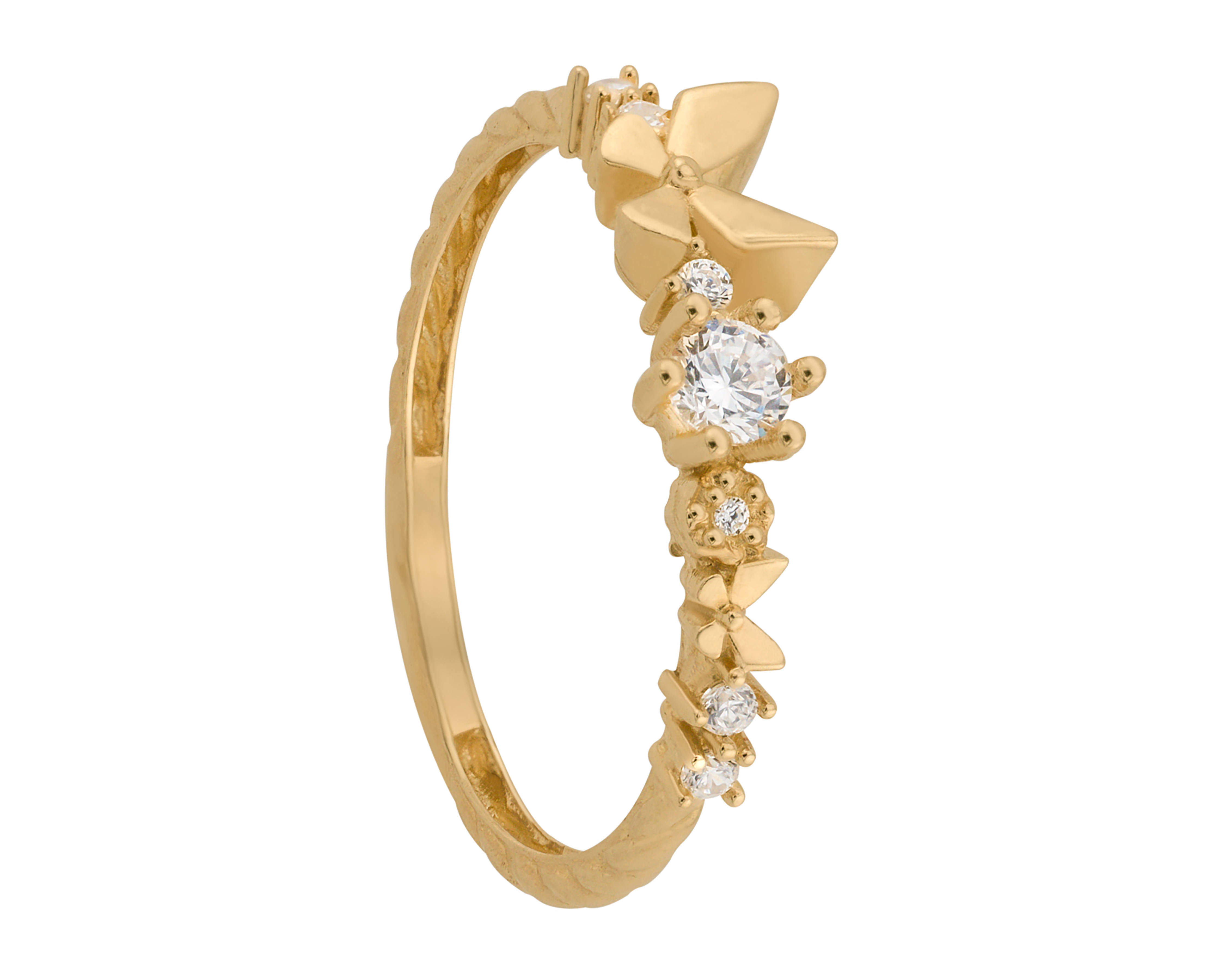 Anillo de Oro 10k Moments Talla 7