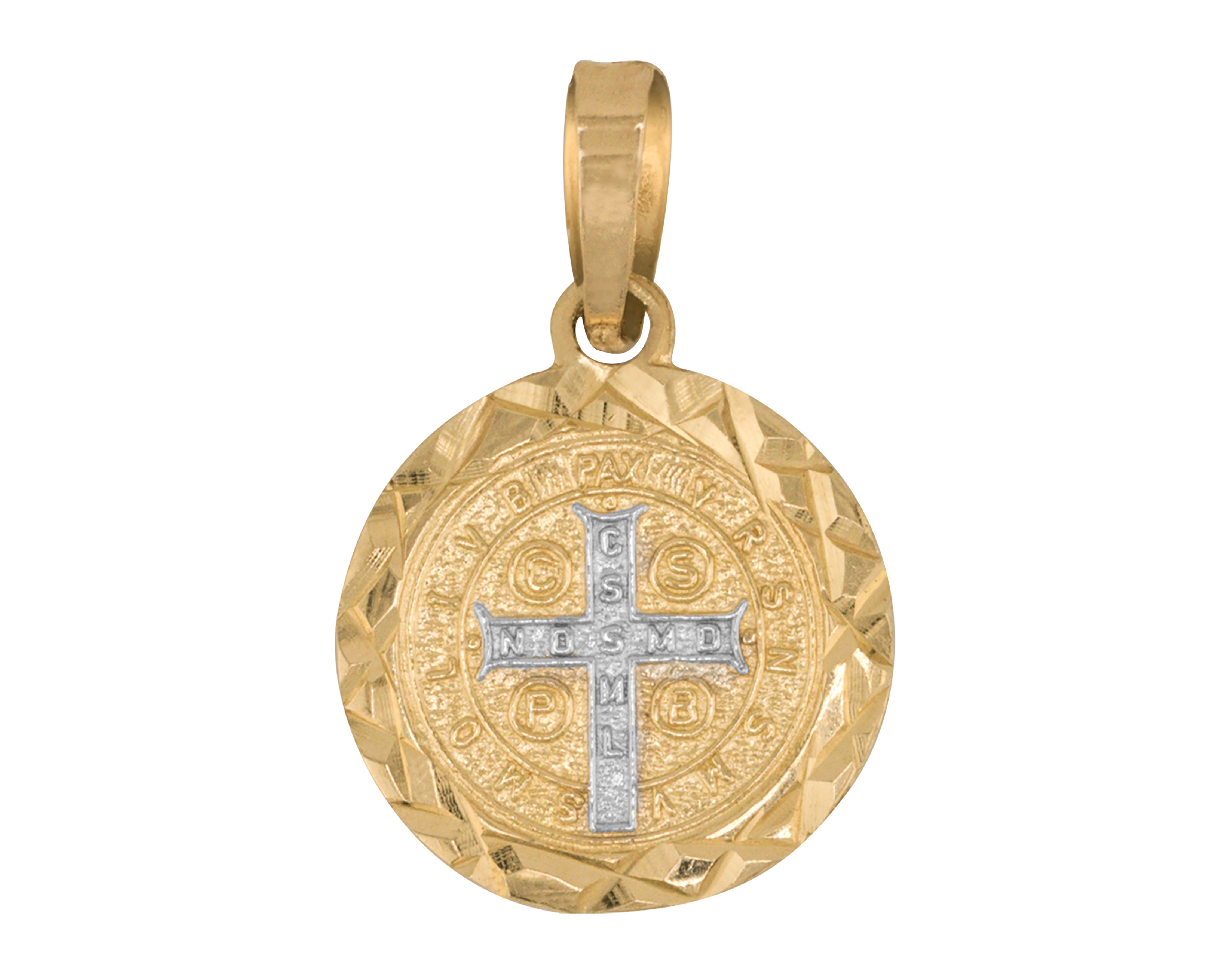 Medalla San Benito de Oro 10k Divkuo