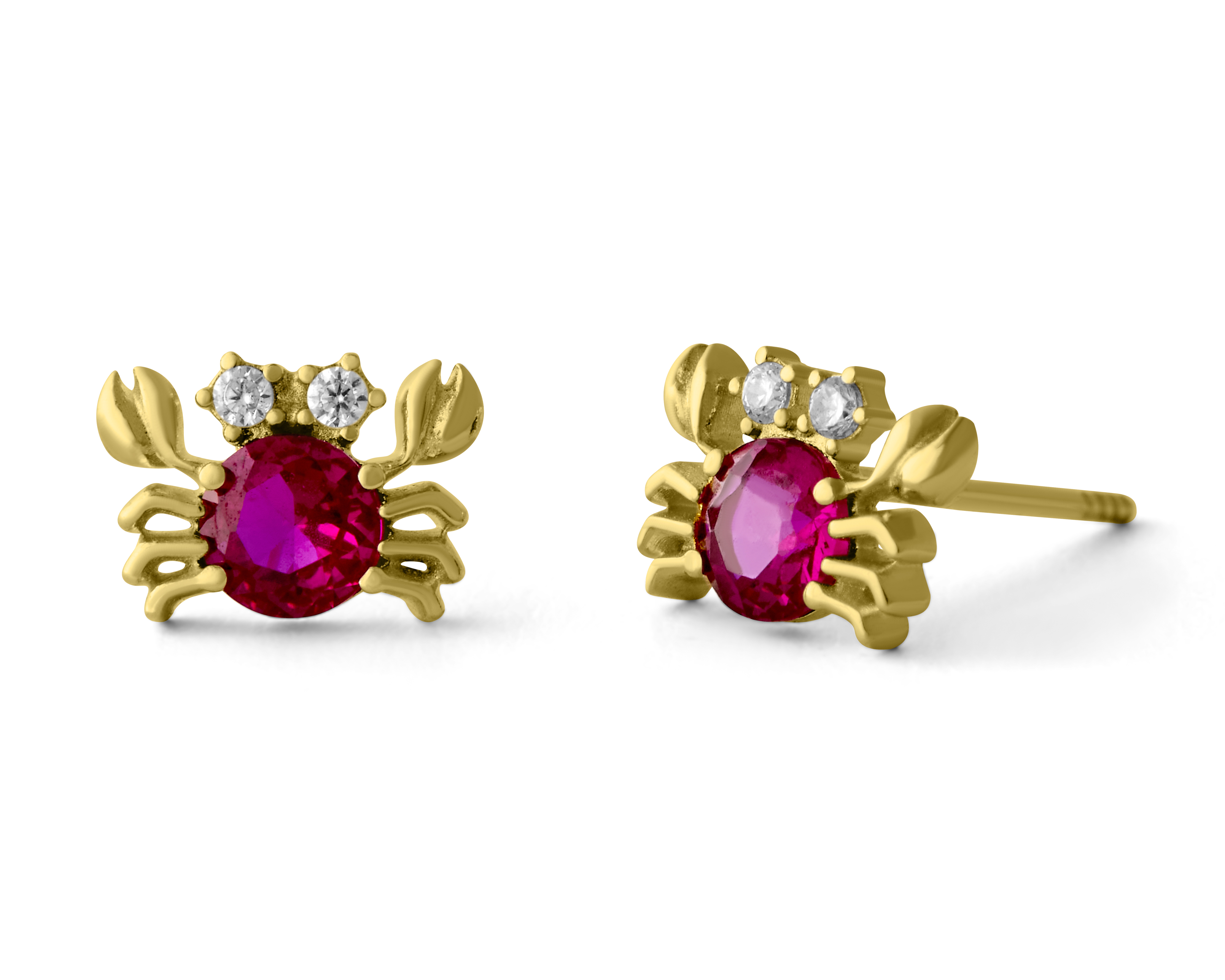 Aretes de Oro 10K Sabelli