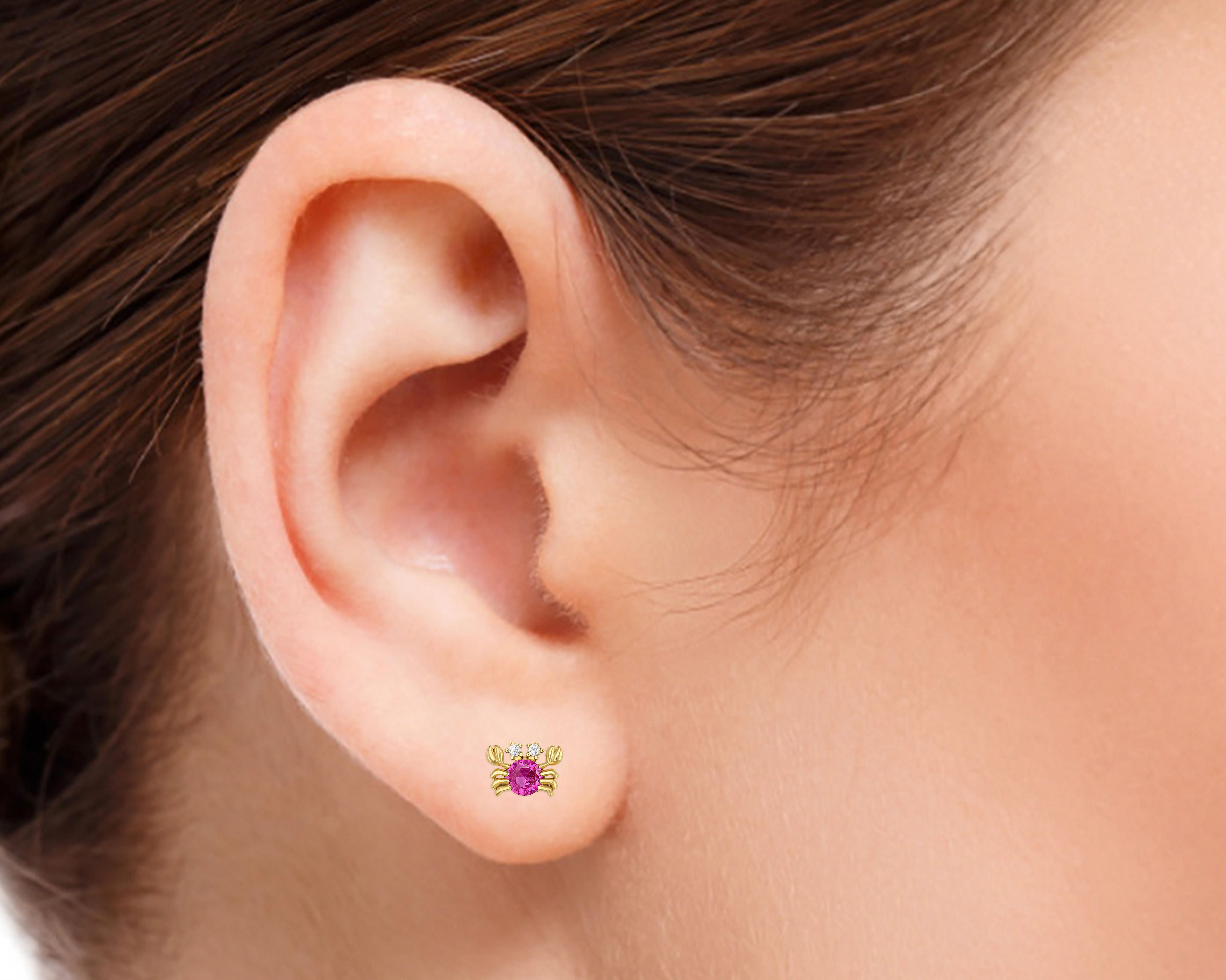Foto 5 | Foto 5 | Aretes de Oro 10K Sabelli