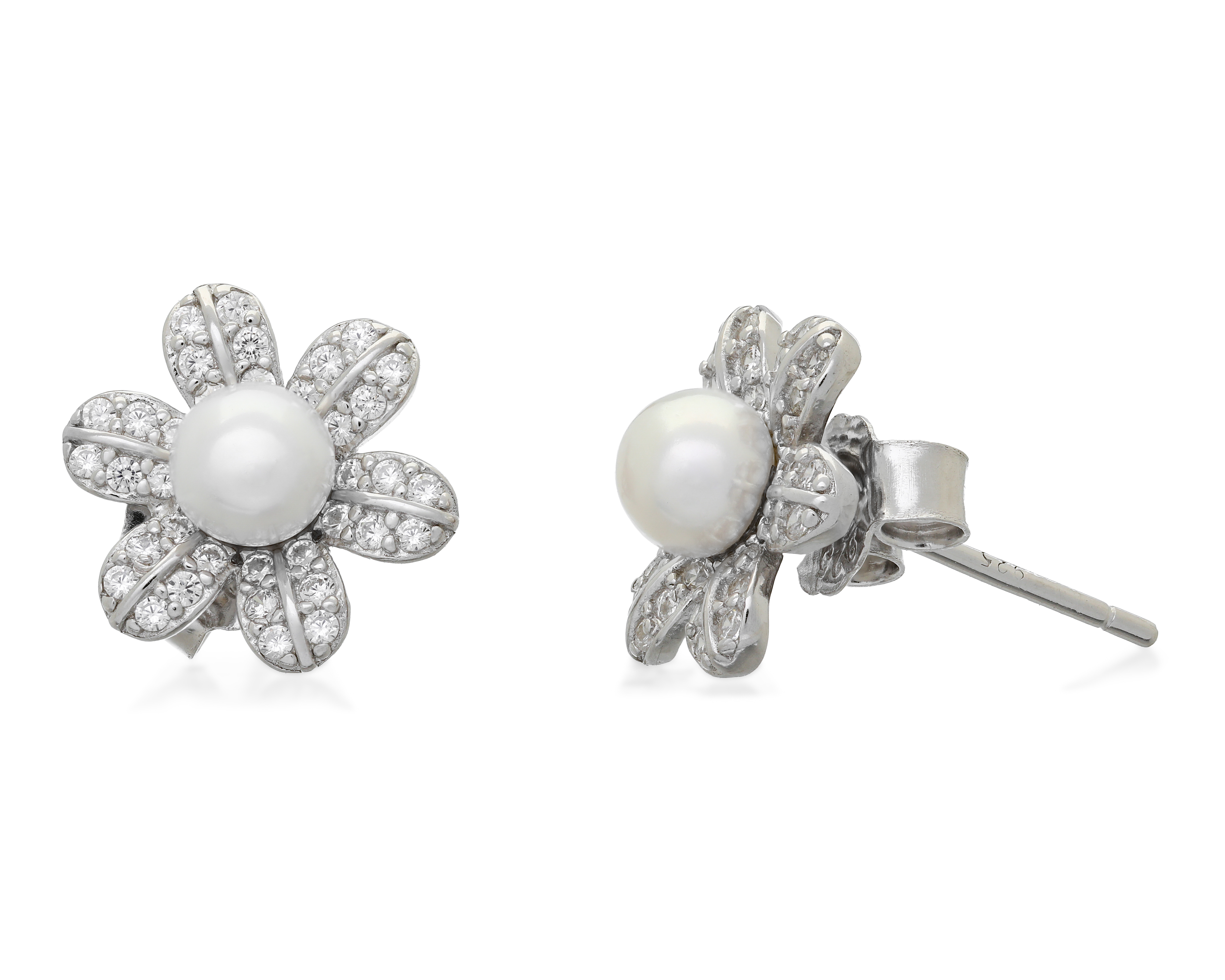 Aretes Flor de Plata The Nes GR