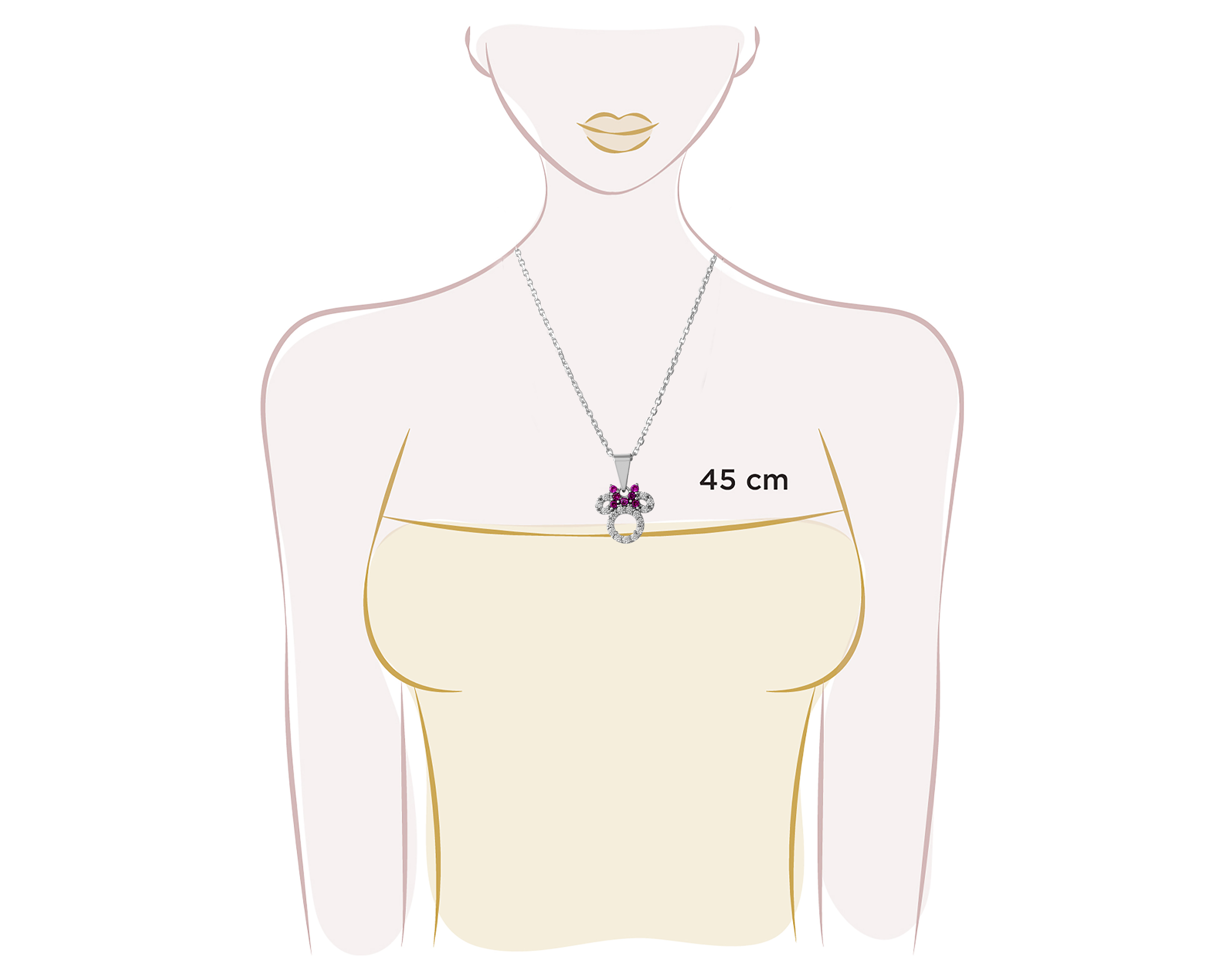 Foto 5 | Foto 5 | Collar de Plata Disney