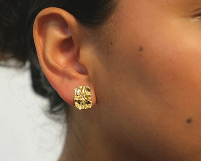 Foto 4 | Foto 4 | Aretes Chapa de Oro Girondela