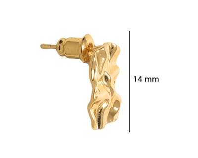 Foto 5 | Foto 5 | Aretes Chapa de Oro Girondela