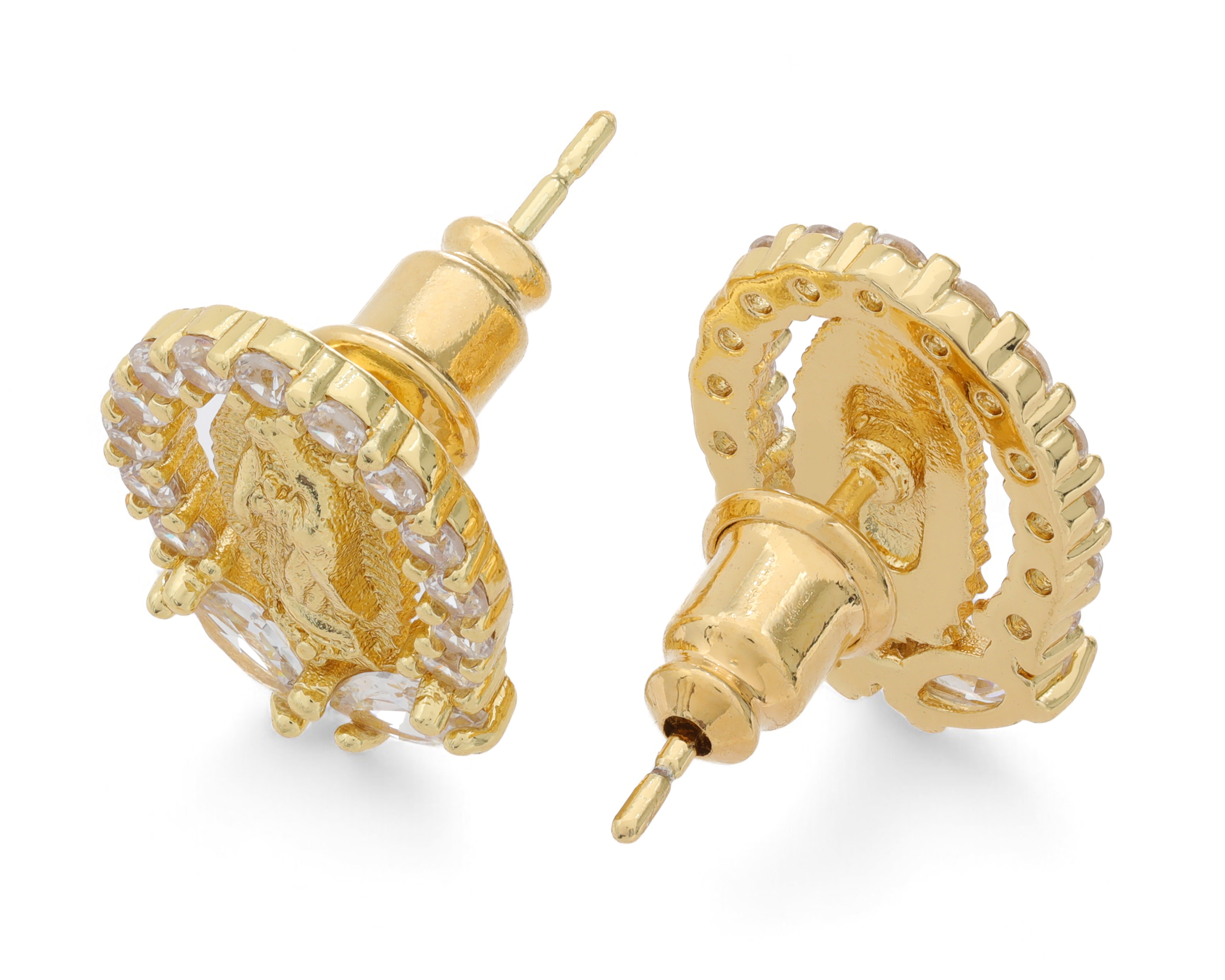 Foto 2 | Foto 2 | Aretes Chapa de Oro Girondela