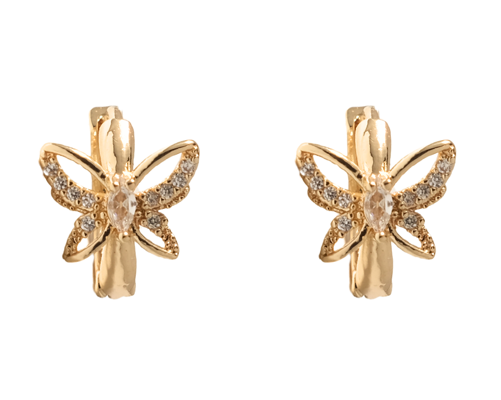 Foto 1 | Foto 1 | Aretes de Chapa de Oro Girondela
