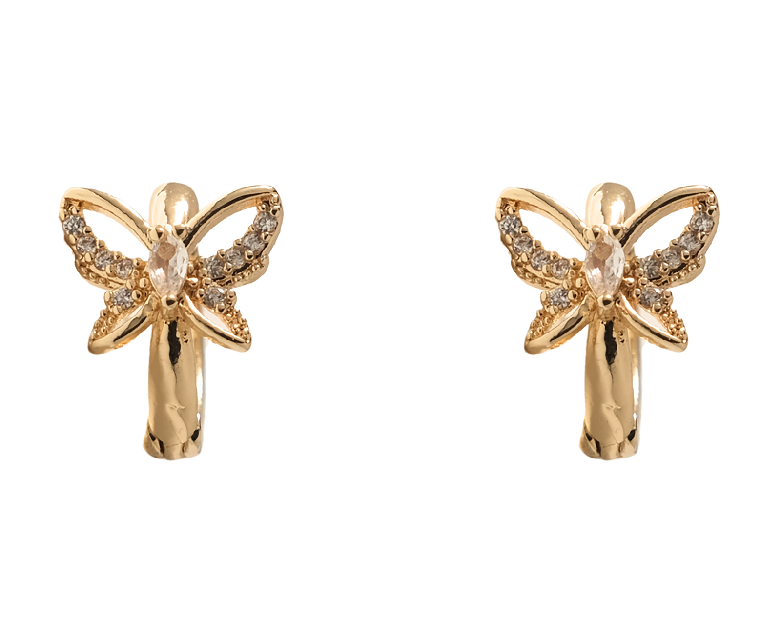 Foto 4 | Foto 4 | Aretes de Chapa de Oro Girondela