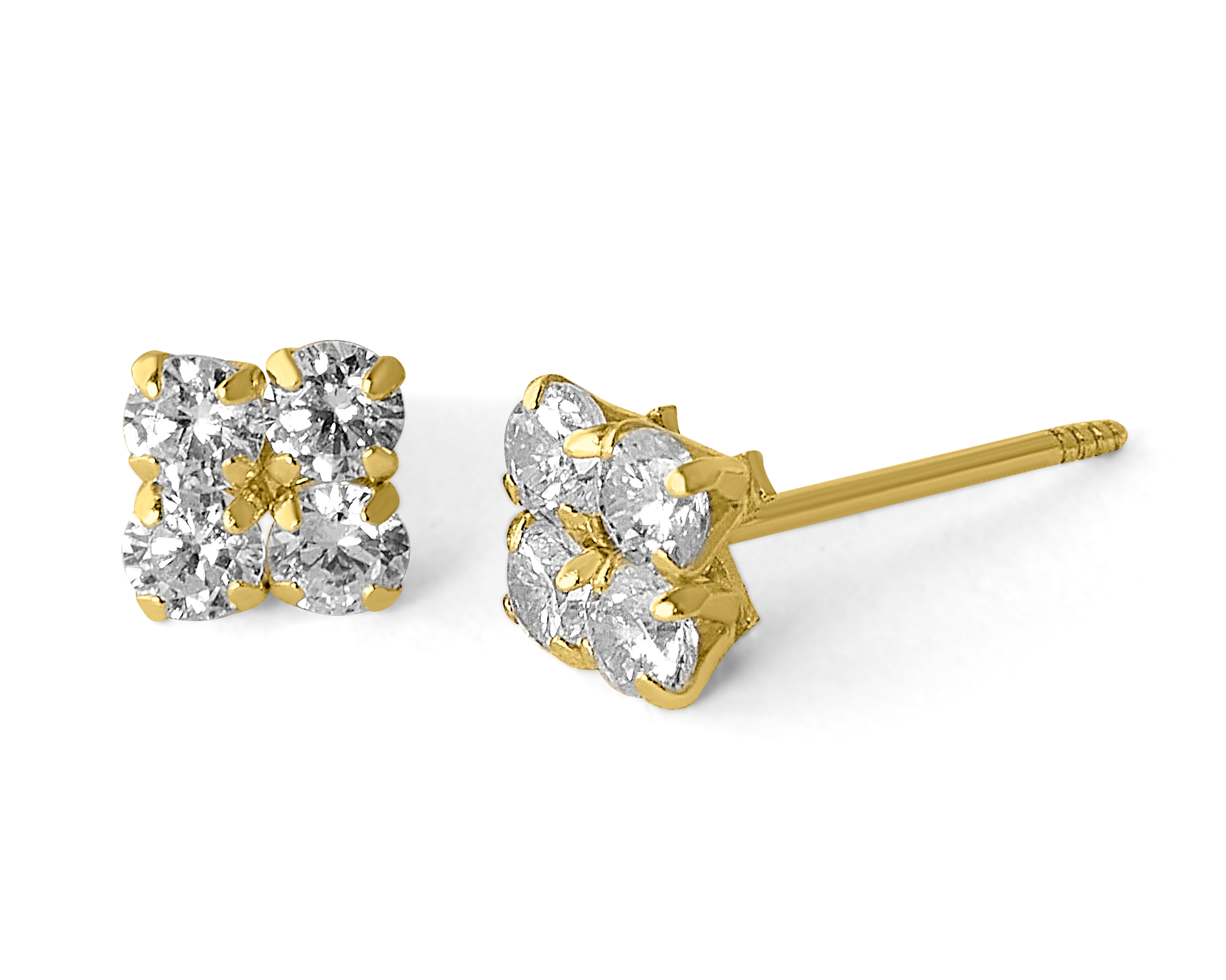 Aretes de Oro 10K Sabelli