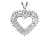 Dije Corazón de Plata Sahara