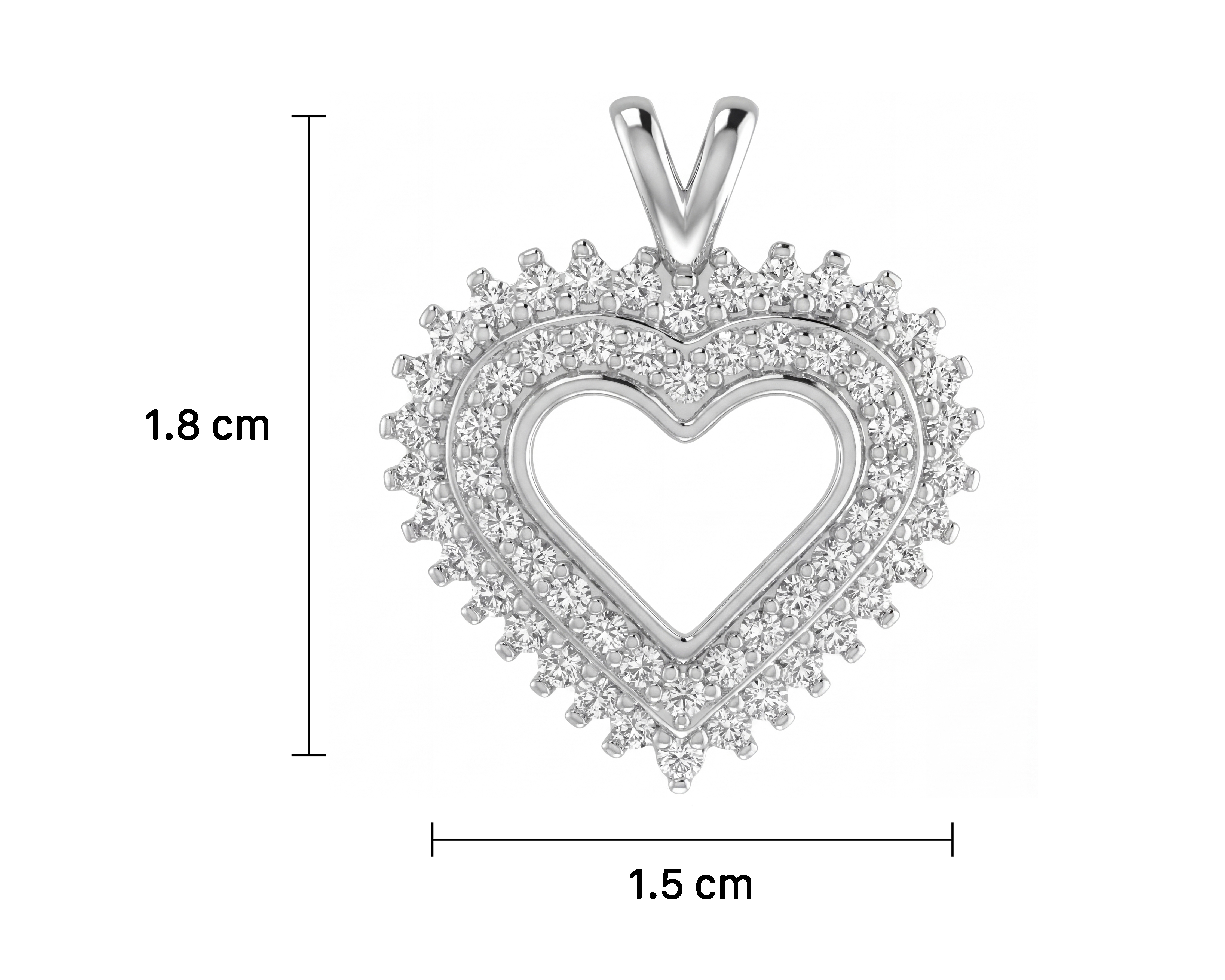 Foto 5 | Foto 5 | Dije Corazón de Plata Sahara