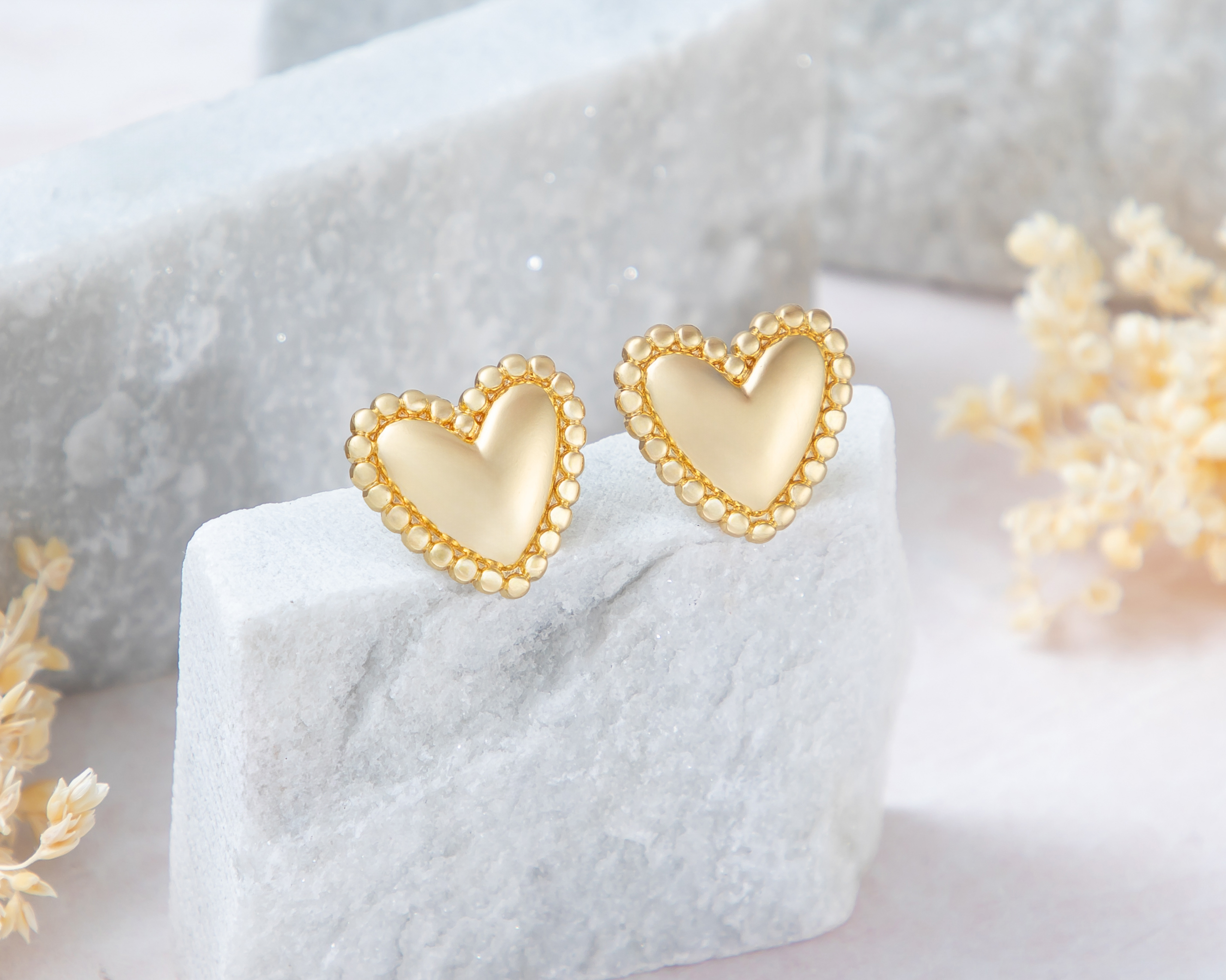 Foto 3 | Foto 3 | Aretes de Chapa de Oro Sentimientos