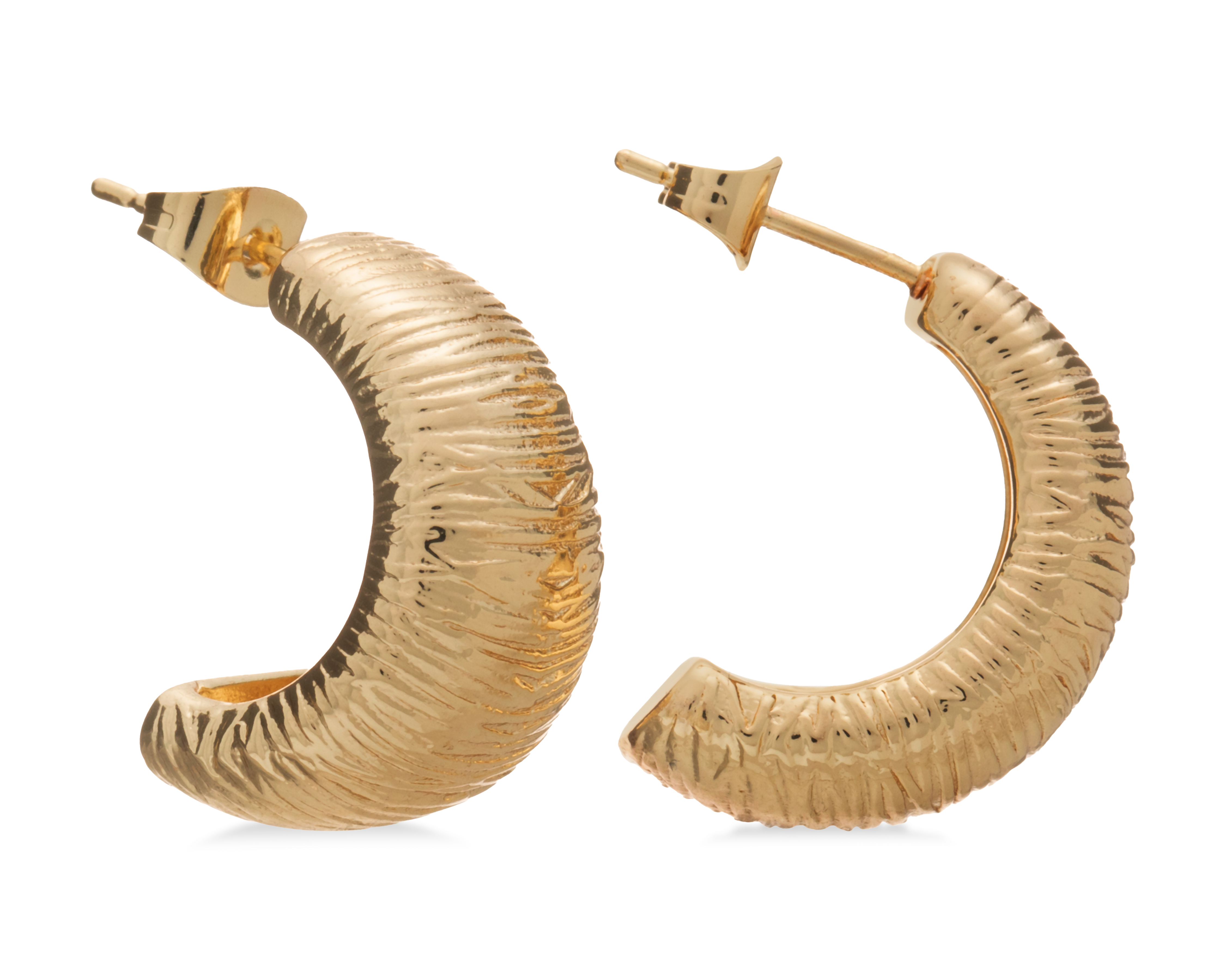 Aretes Chapa de Oro Sentimientos